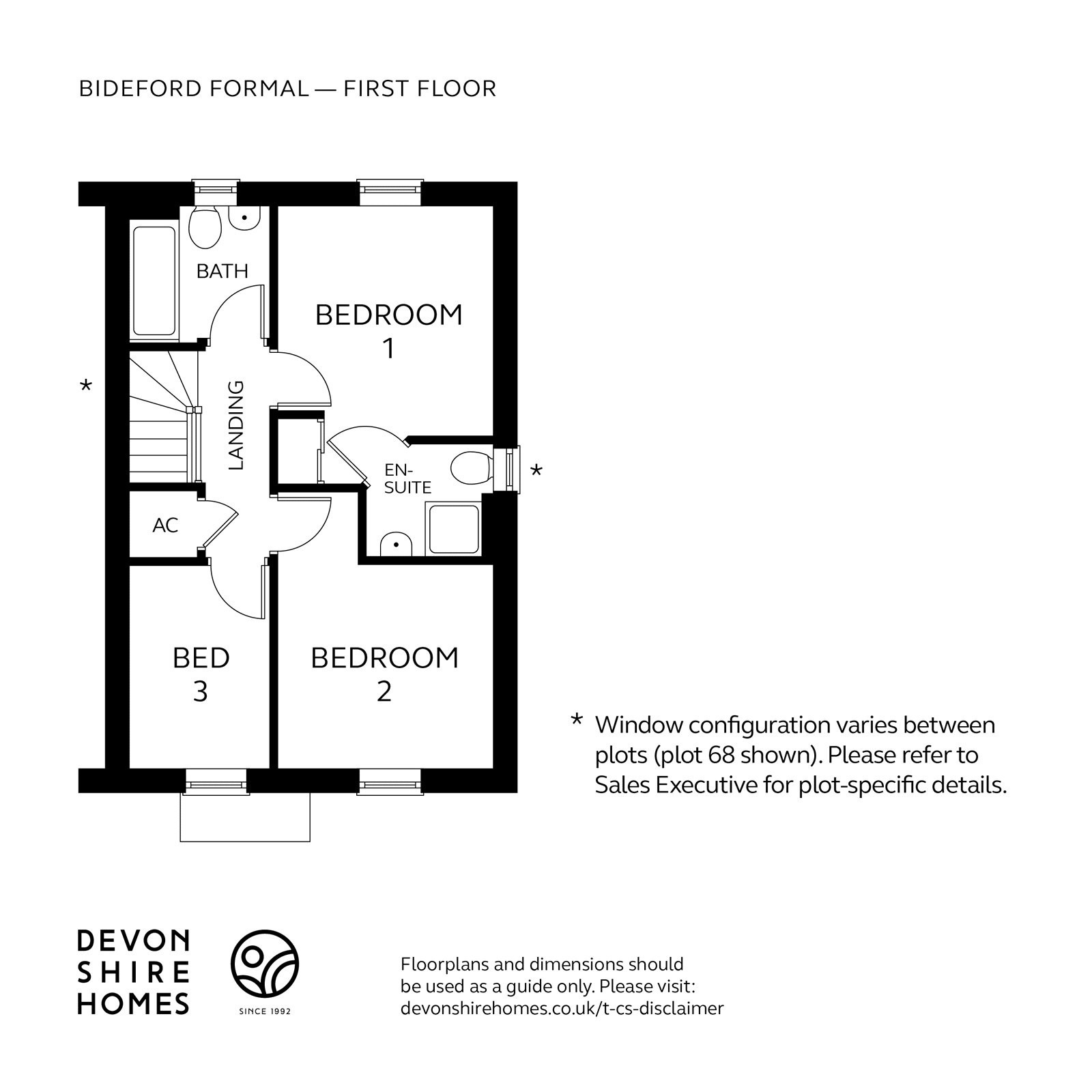 Plot 2 Bideford Formal The Grange,, Plot 2 The Grange, Bideford floorplan