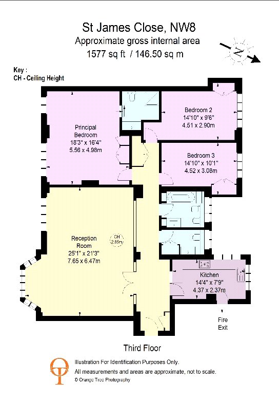 St James Close, London floorplan