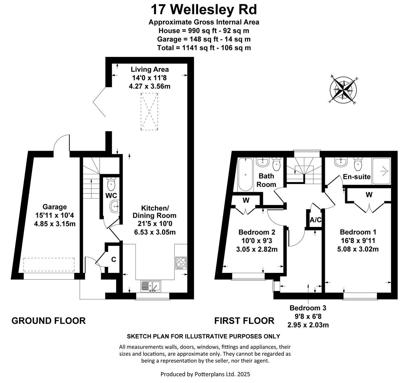 17, Wellesley Road, Cheltenham floorplan
