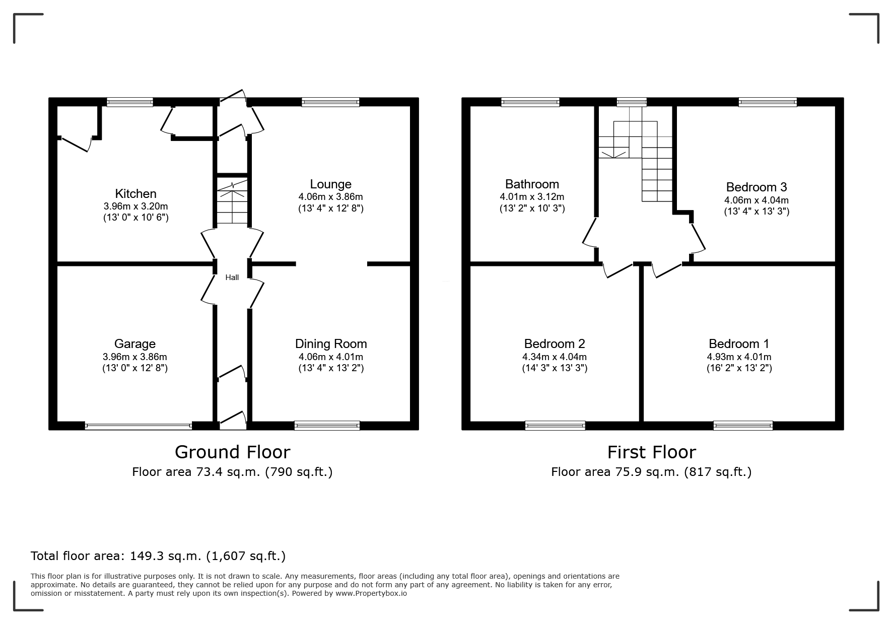 Alma house, Front street, Durham floorplan