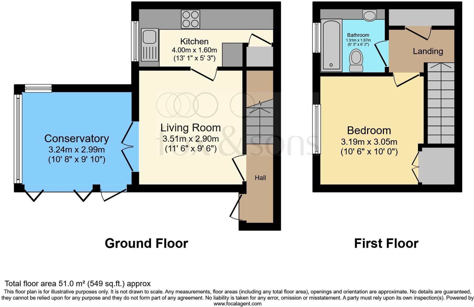 32 Jersey Road, Crawley floorplan