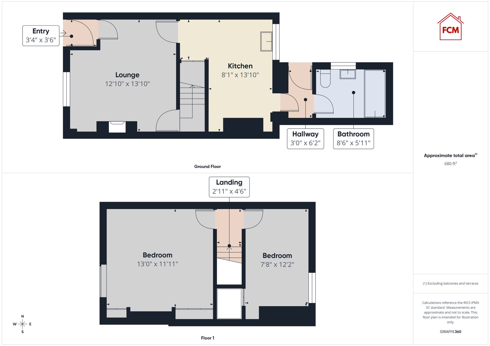 5 Mill Street, Whitehaven floorplan