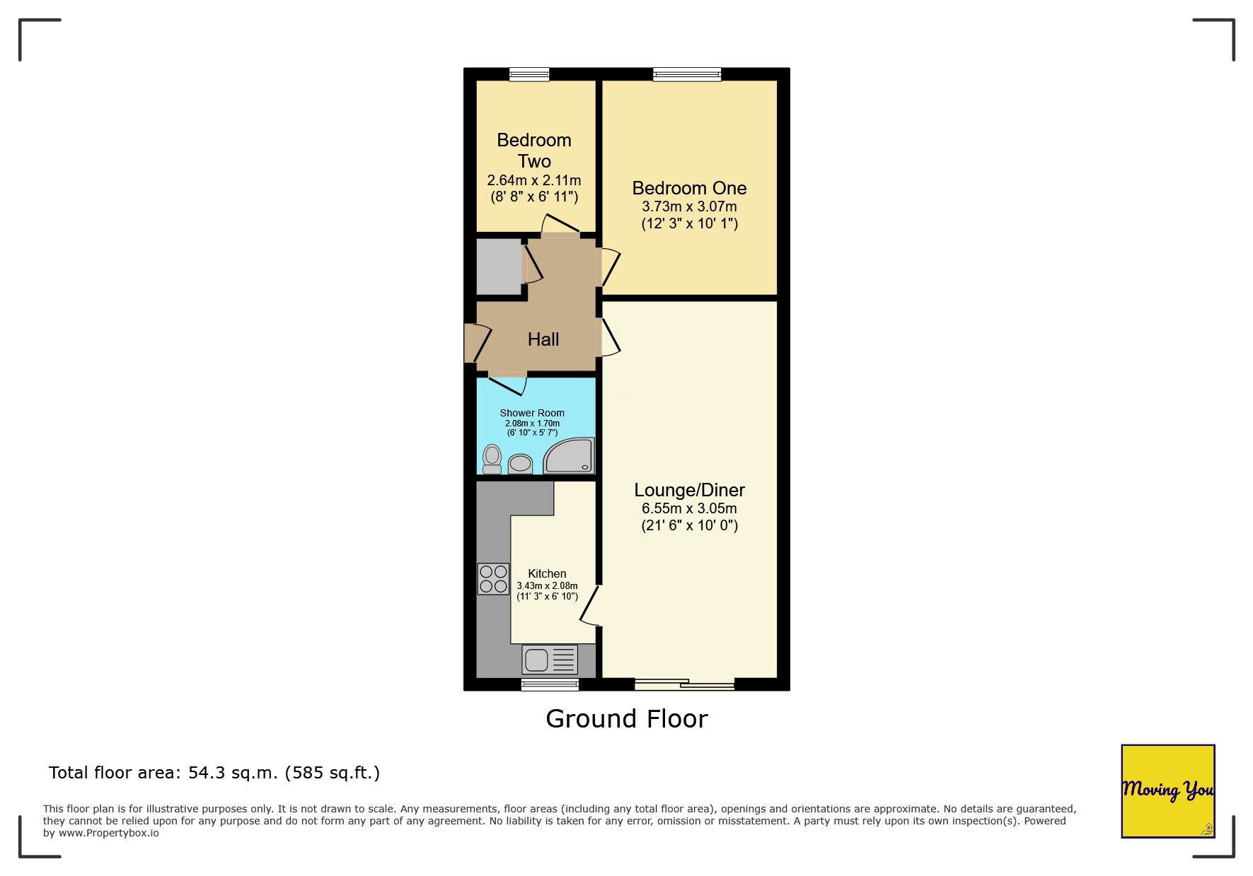 Flat 22, Beechmount Court, Bristol floorplan