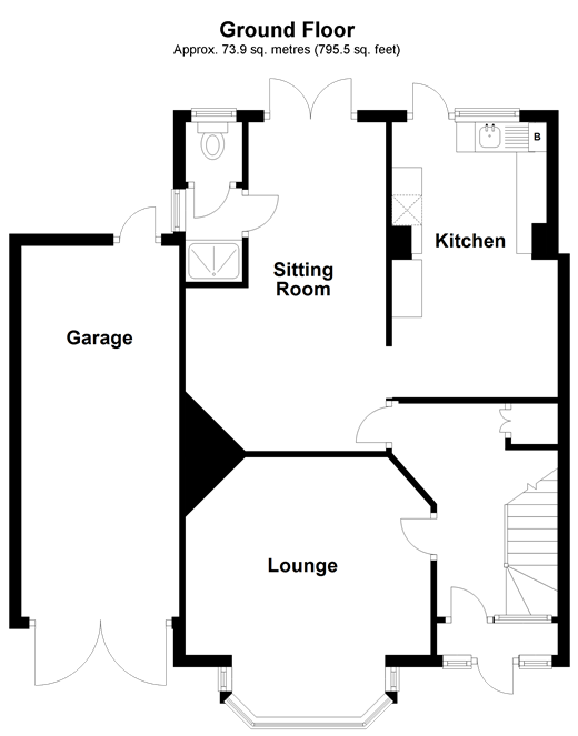 3 Bedrooms End terrace house for sale in Windsor Road, Crowborough, East Sussex TN6