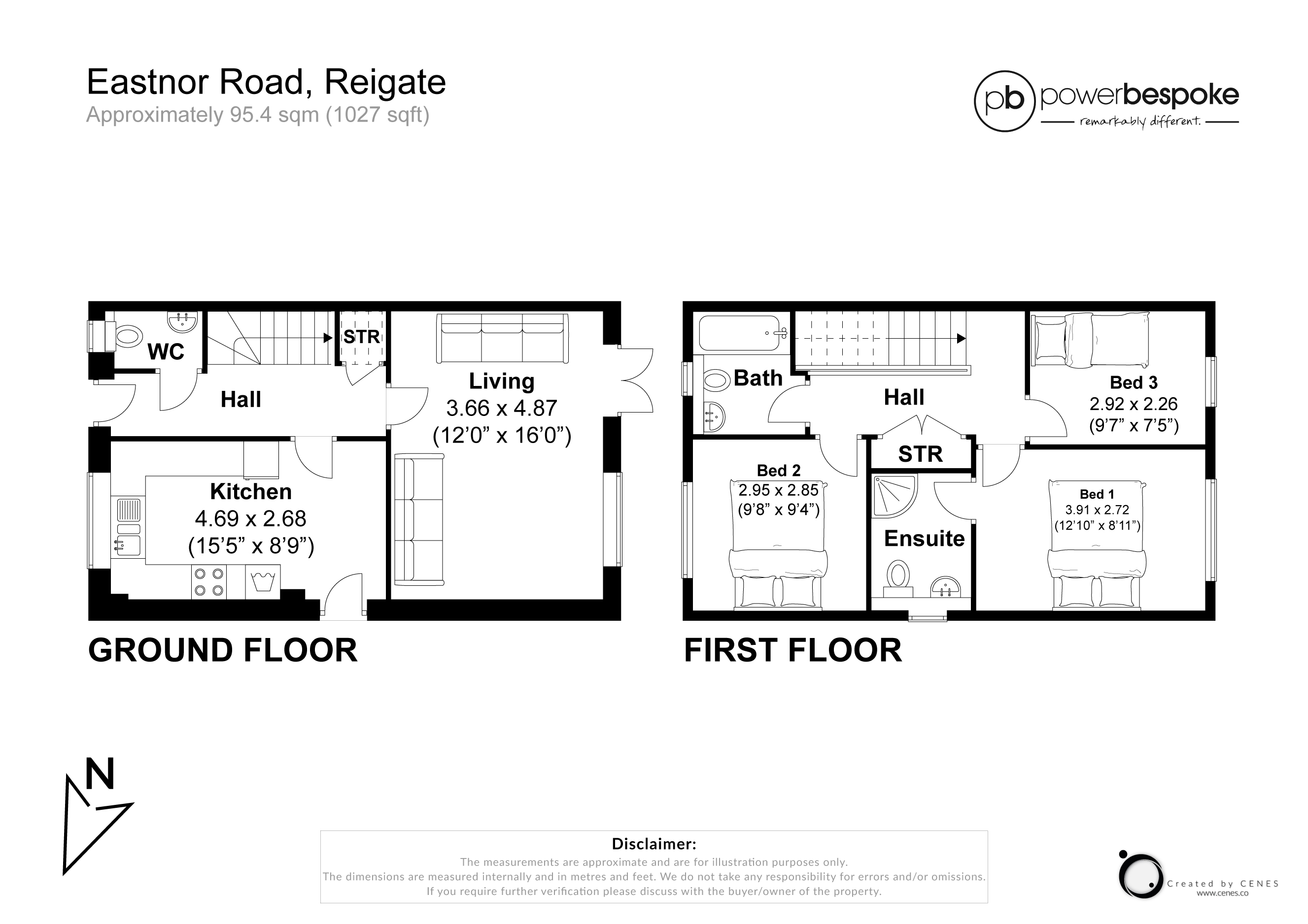 2, Eastnor Road, Reigate floorplan
