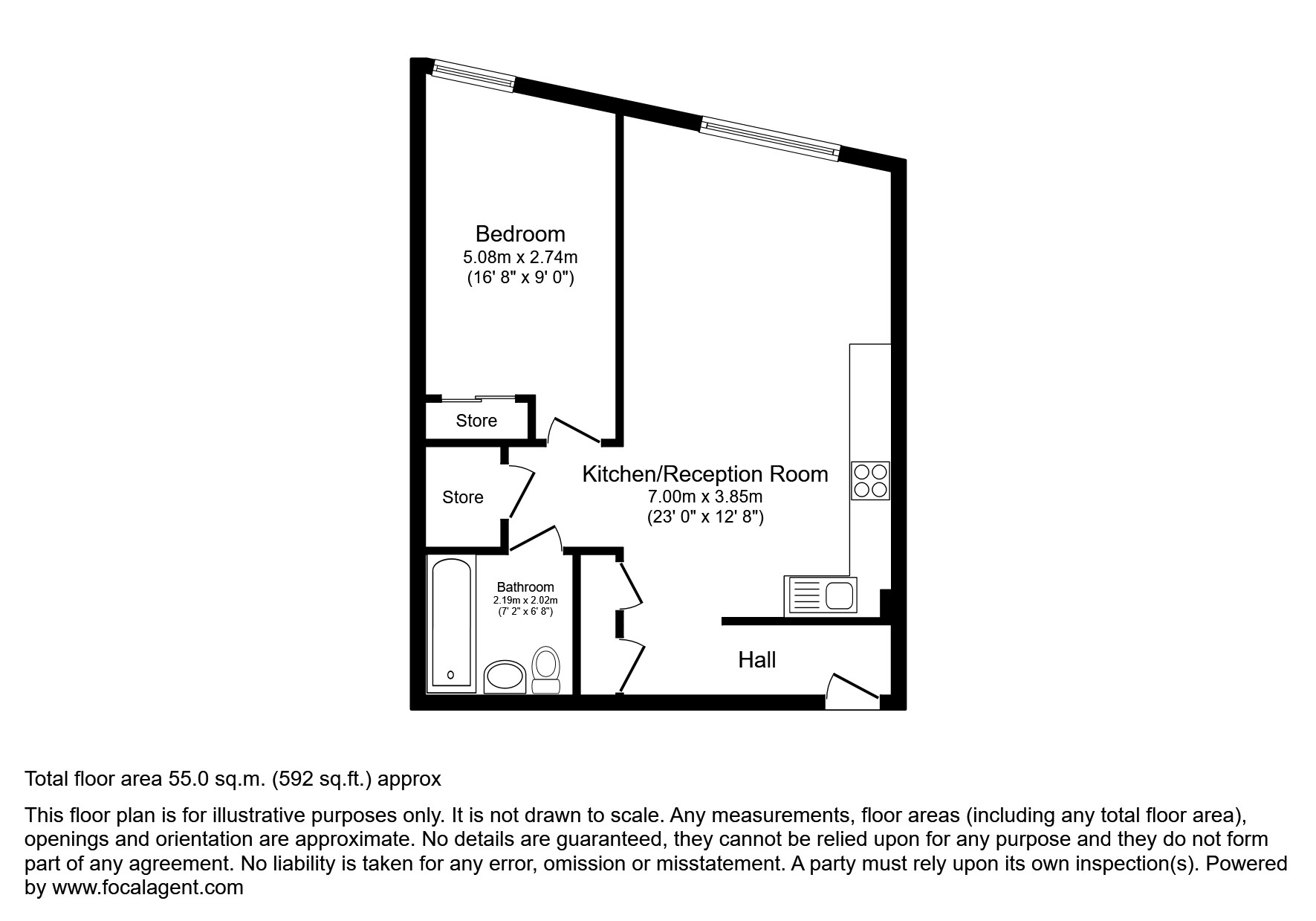 821, Riverstone Heights, Tower Hamlets floorplan