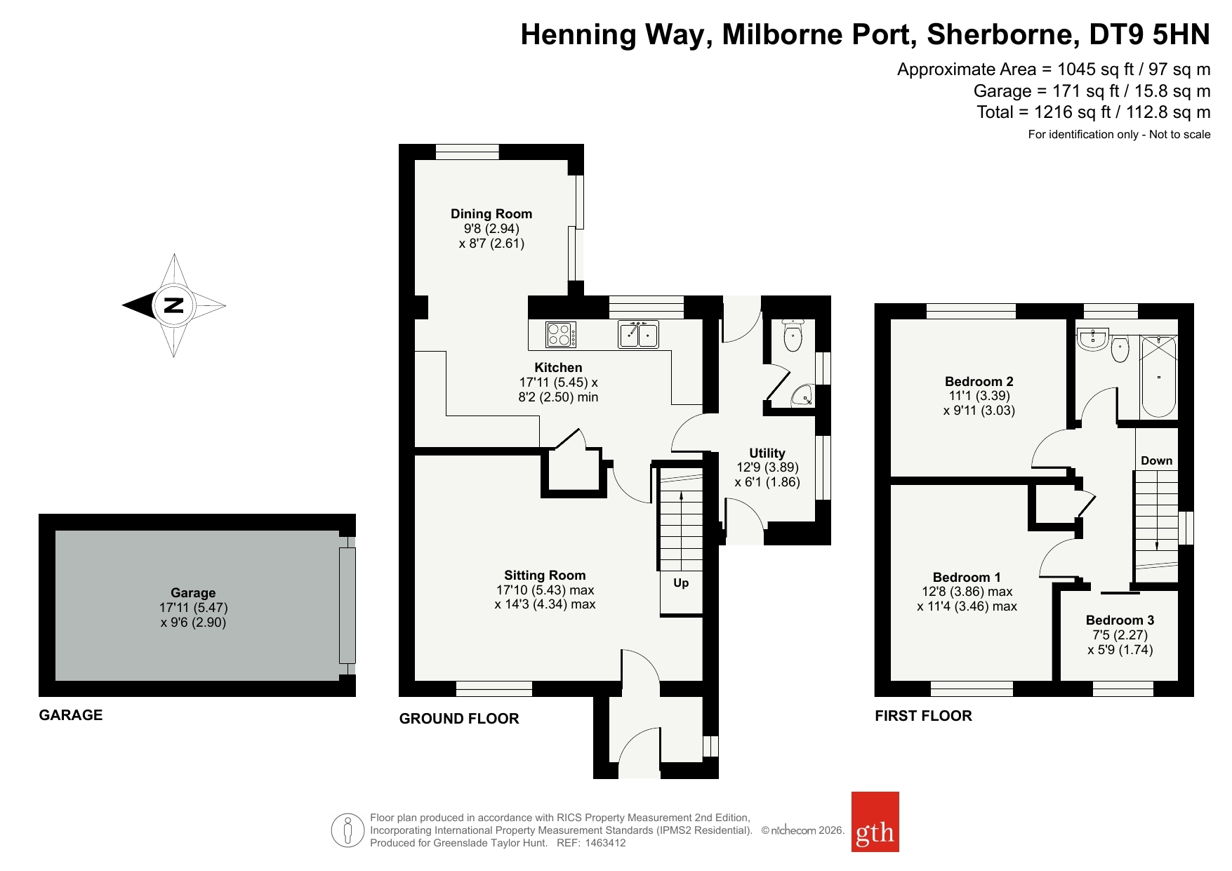 9, Henning Way, Sherborne floorplan