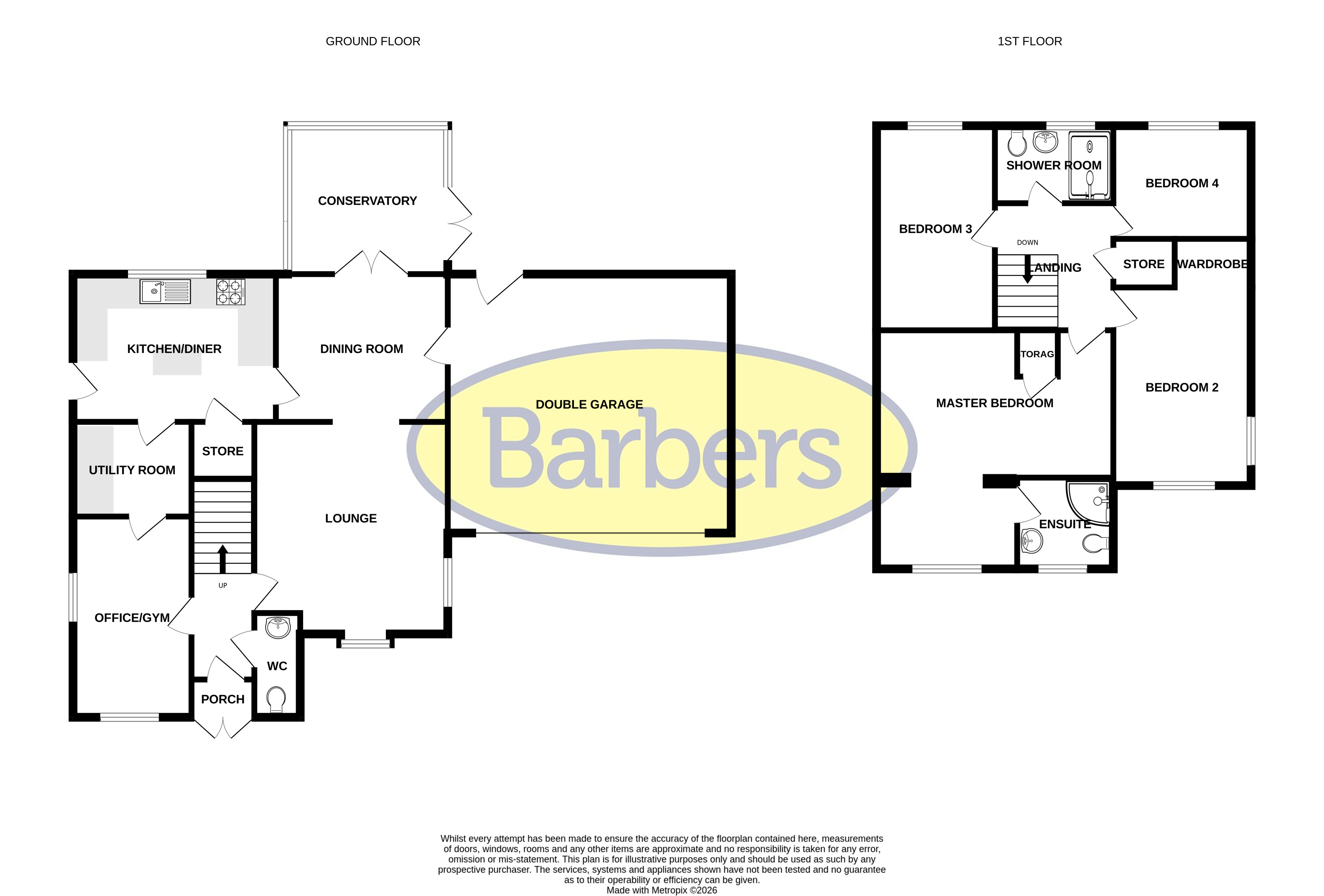 5, Burway Drive, Whitchurch floorplan
