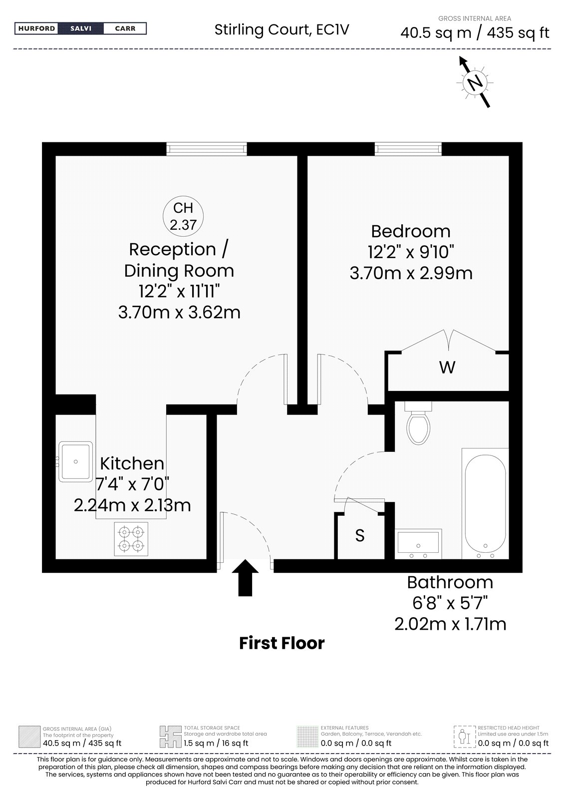 St John Street, London floorplan