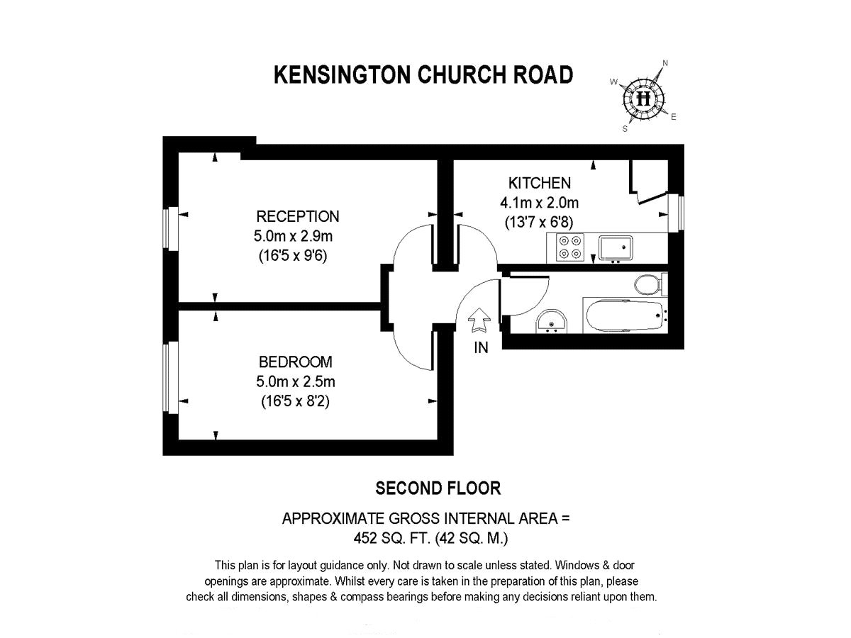 1 Bedrooms Flat to rent in Kensington Church Street, Kensington W8