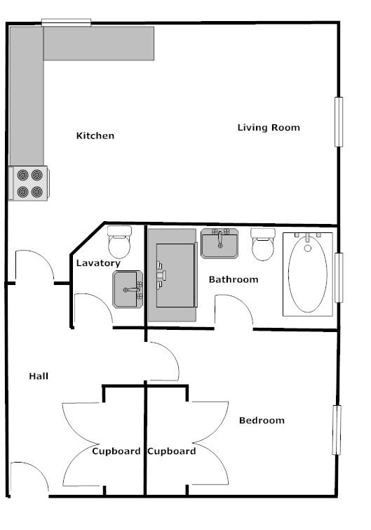 1 Bedrooms Flat to rent in Town Mead, West Green, Crawley RH11