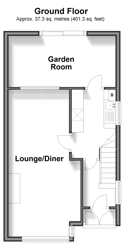 Binland Grove, Davis Estate, Chatham, Kent ME5, 2 bedroom end terrace