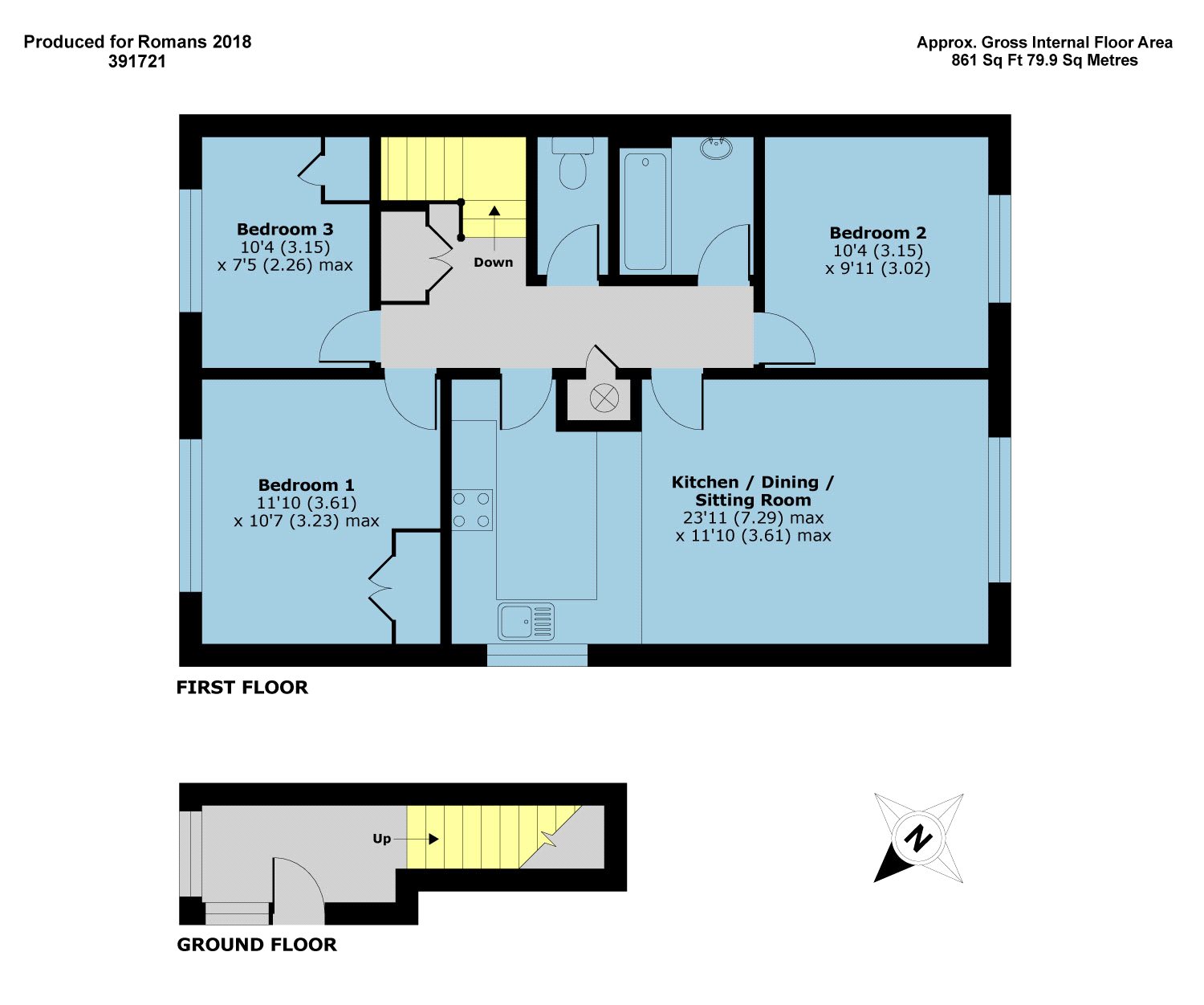 3 Bedrooms Maisonette for sale in Trevor Court, Horton Road, Staines-Upon-Thames TW19