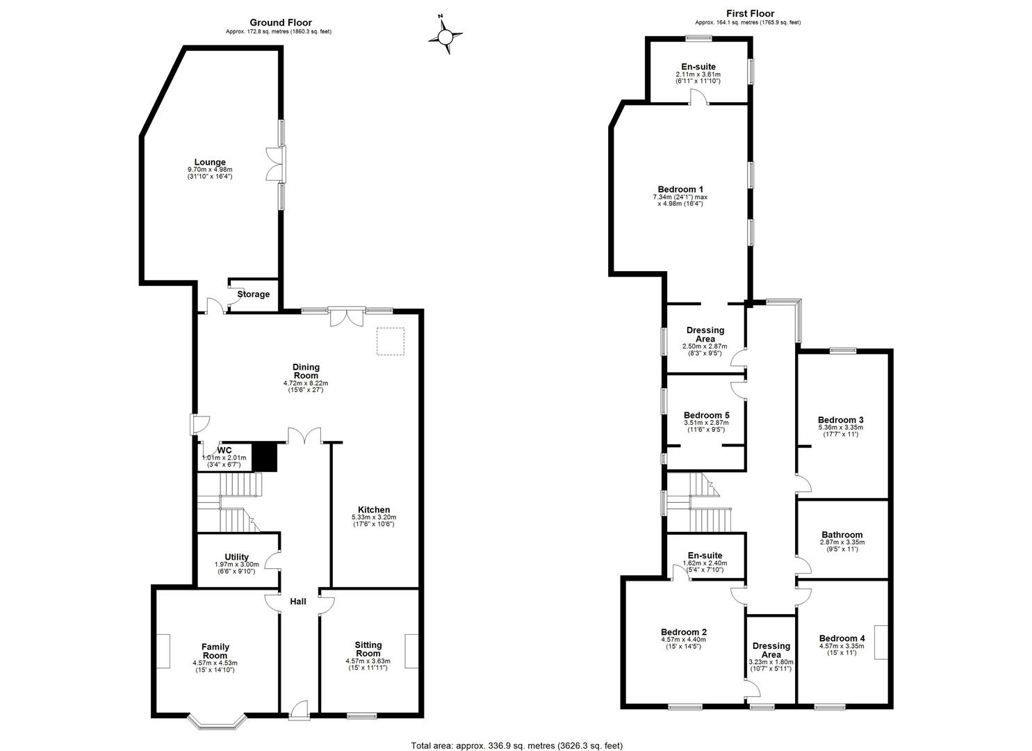 5 Bedrooms Semi-detached house for sale in Warrington Road, Rainhill, Prescot L35