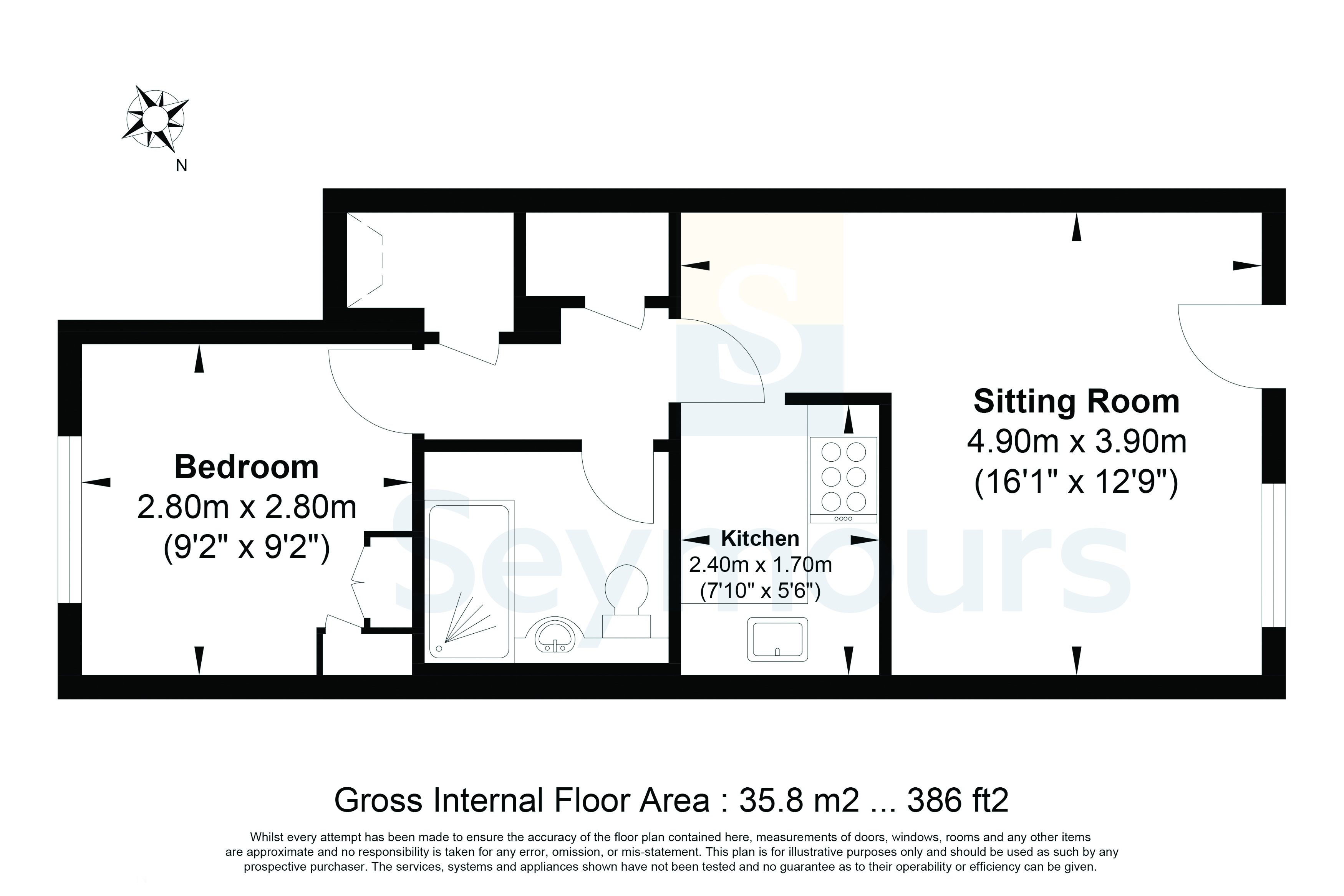 5, Badgers Close, Surrey floorplan
