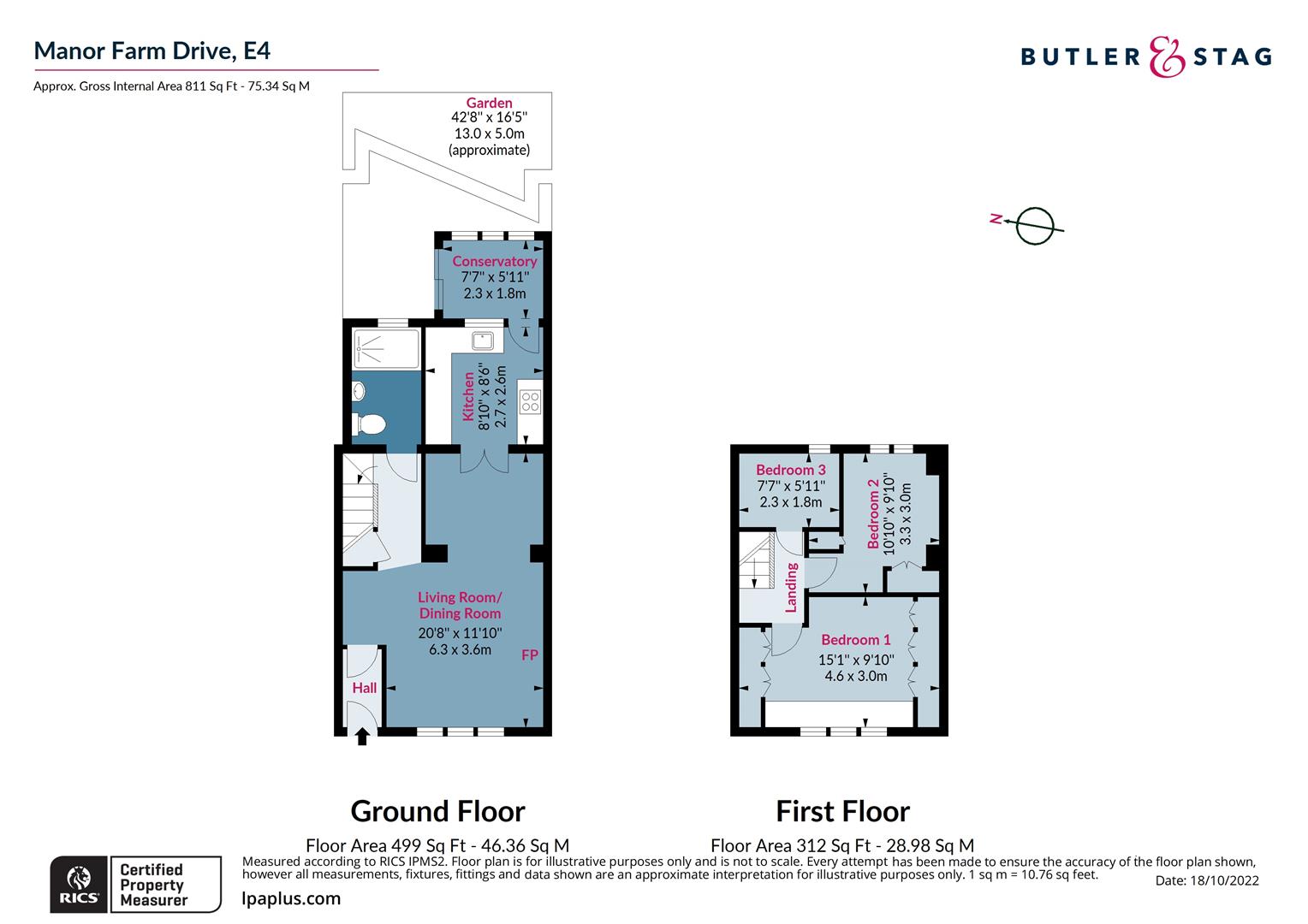 Manor Farm Drive, London E4, 3 bedroom property for sale 62675233