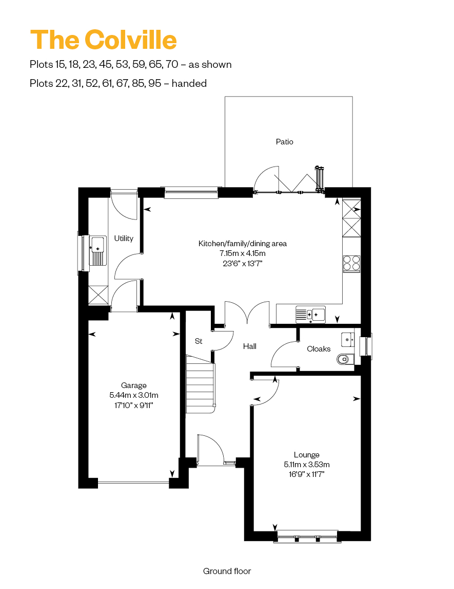 53, Off Snowdrop Path, East Calder, Eh53 0Wr floorplan