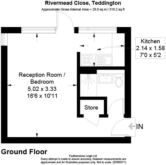 39, Rivermead Close, Teddington floorplan