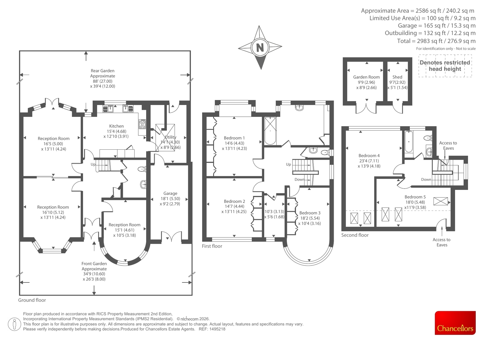35, Arden Road, London floorplan