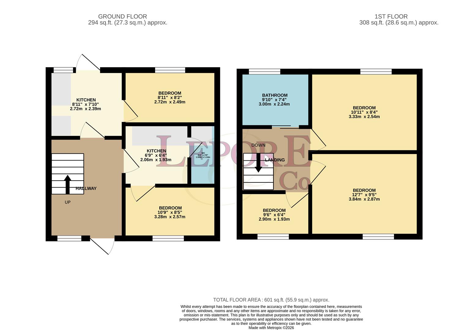 59, Balliol Road, Kempston floorplan
