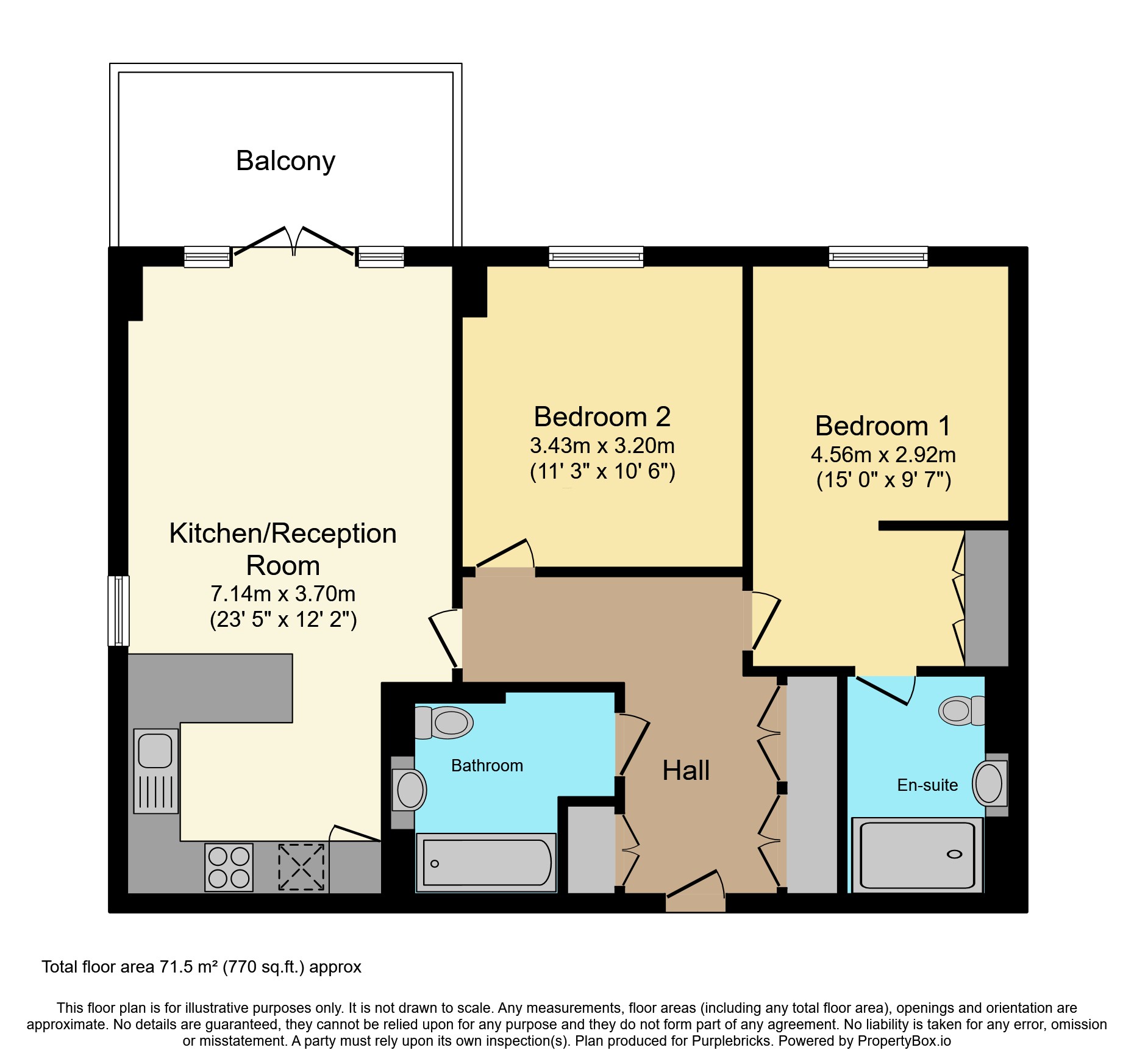 Flat 22/Dane House, Exeter Place, London floorplan