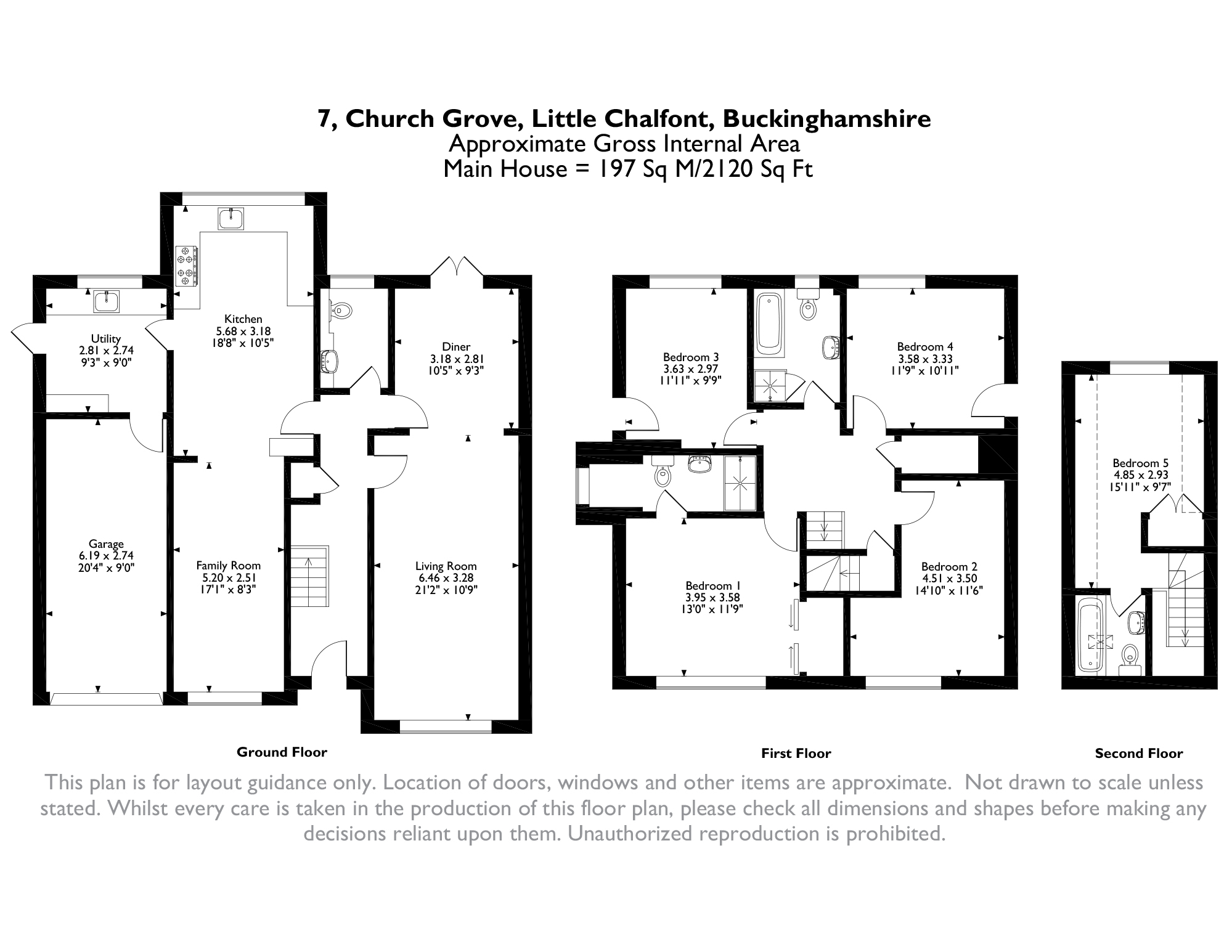 7 Church Grove, Amersham floorplan