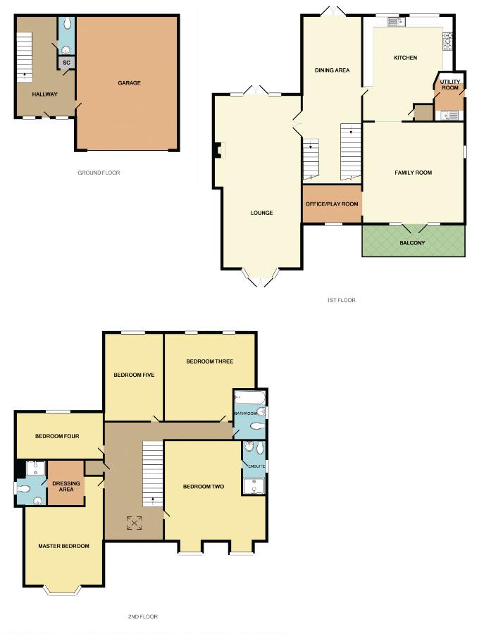 5 Bedrooms Detached house for sale in Cheddleton Road, Leek, Staffordshire ST13