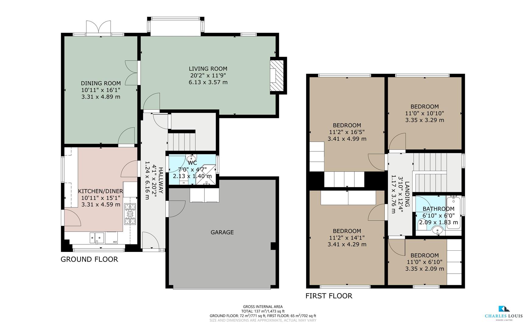 6, Alderwood Grove, Bury floorplan