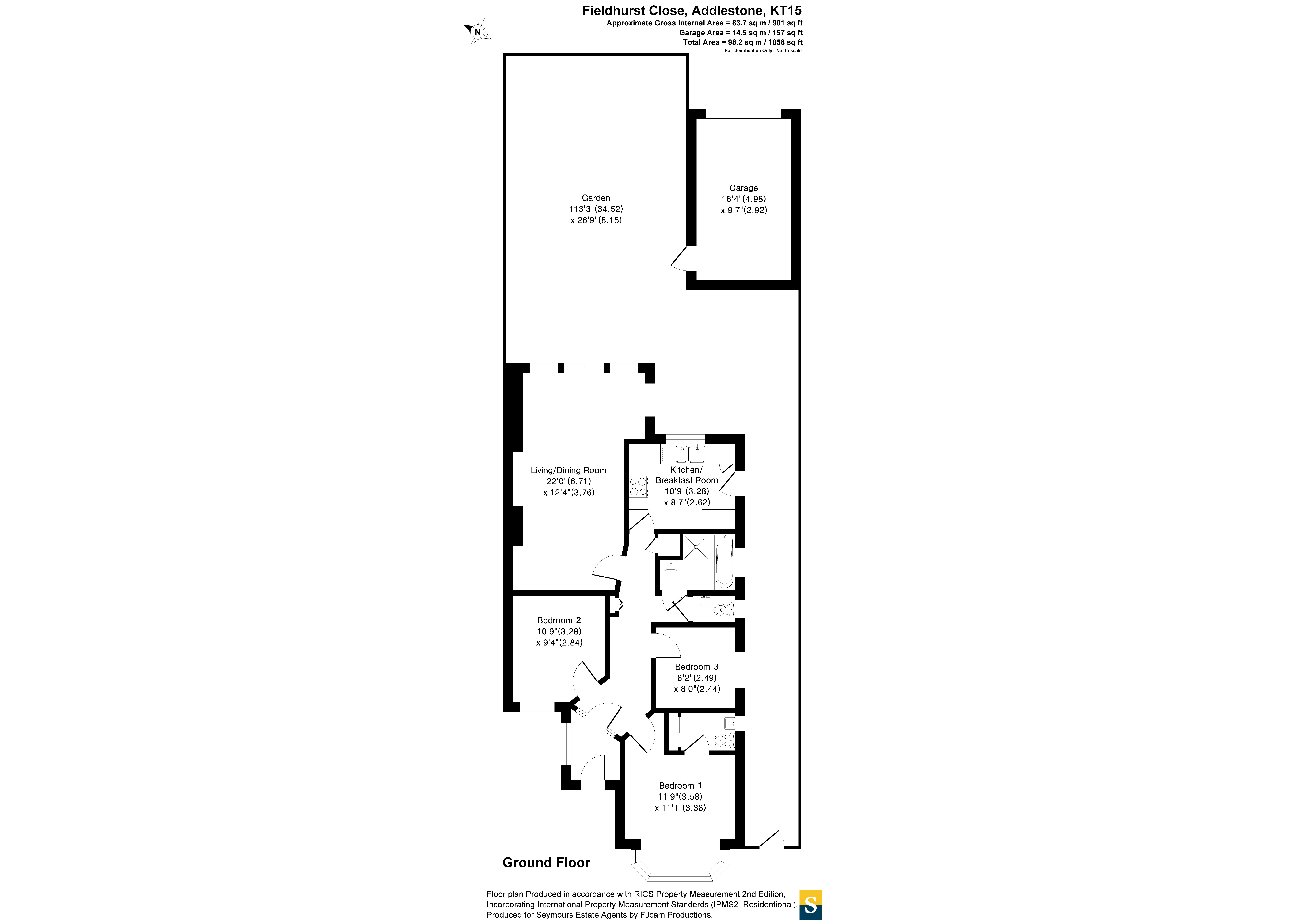 20, Fieldhurst Close, Surrey floorplan