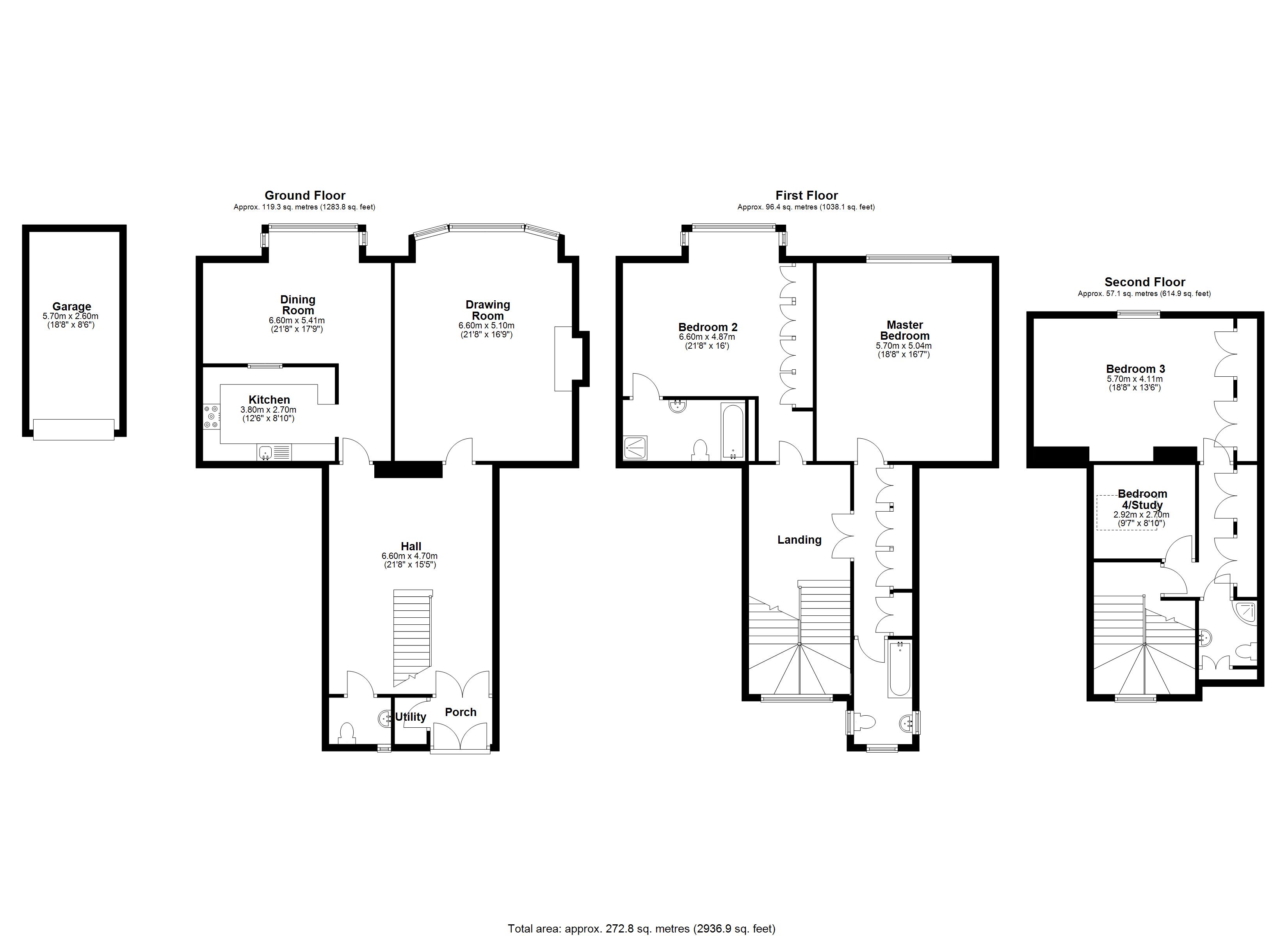 4, Aspenden, Buntingford, Hertfordshire, SG9 floorplan