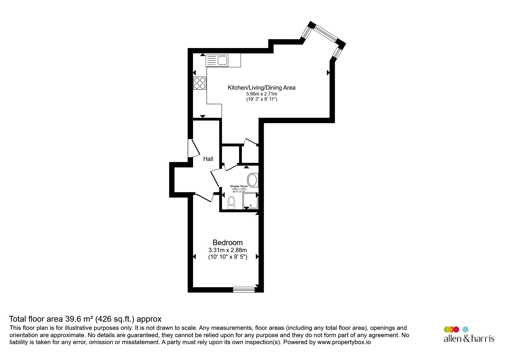 Flat 4, Victoria House, Okus Road, Swindon floorplan