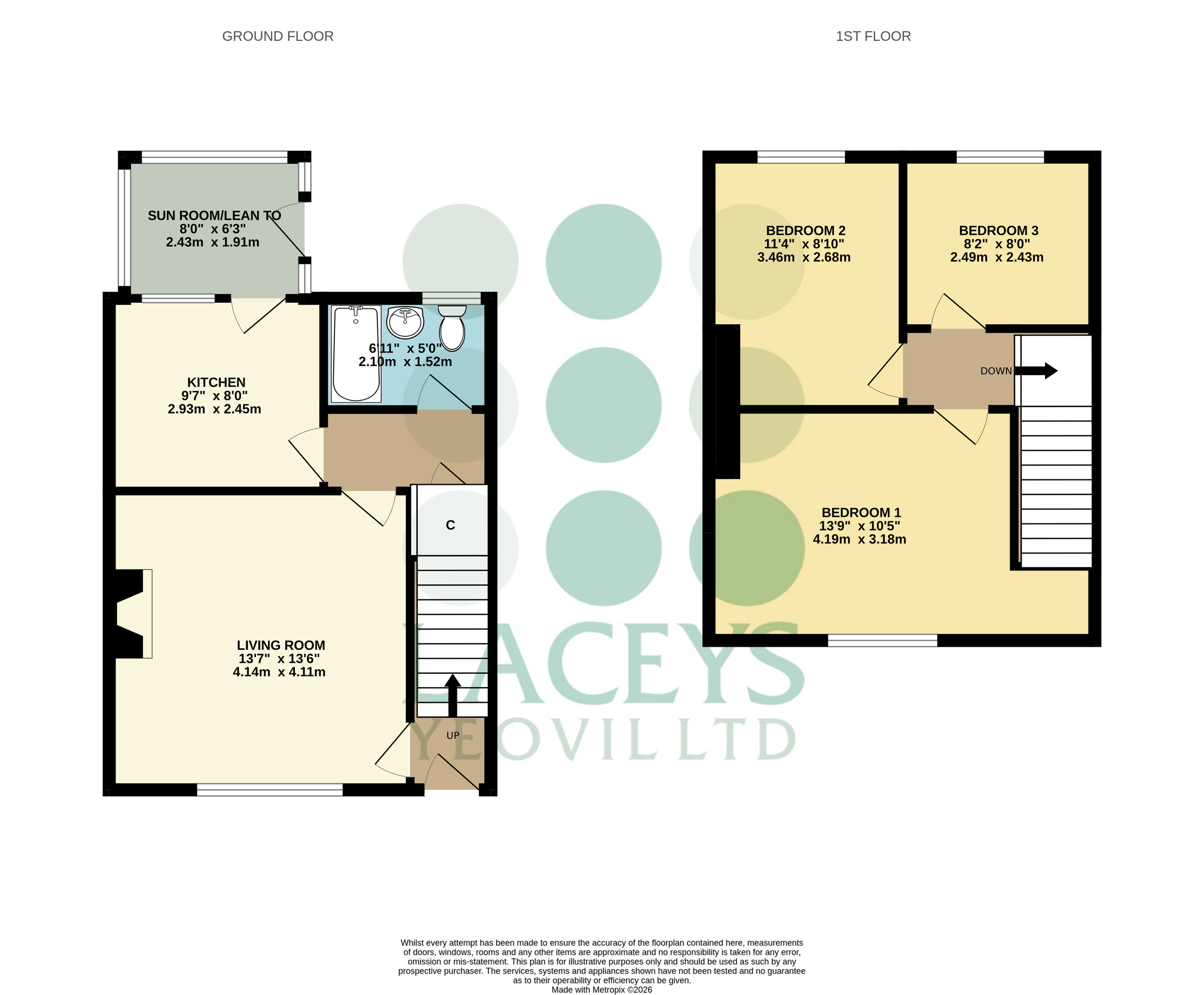 168 Goldcroft, Yeovil floorplan
