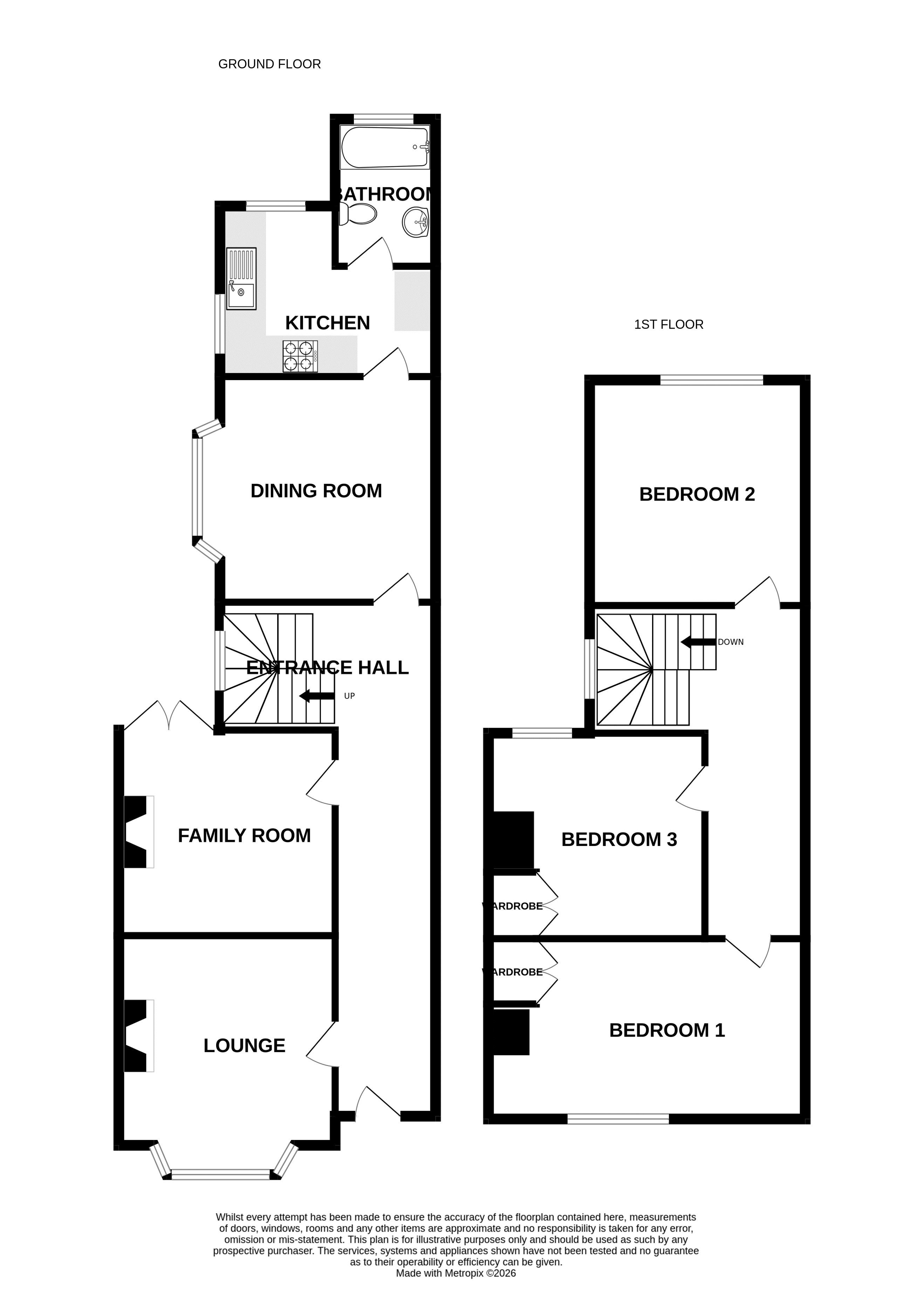 32, Gladys Avenue, Portsmouth floorplan