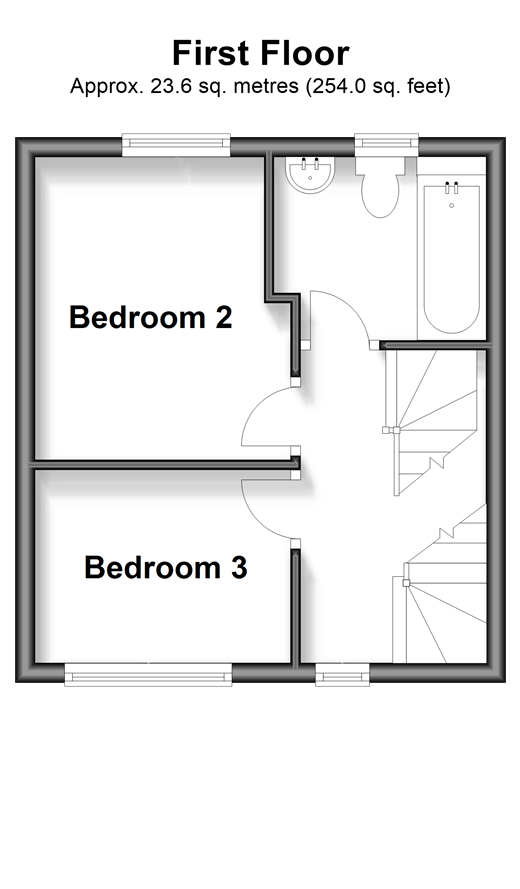 Queens Courtyard, Dover floorplan