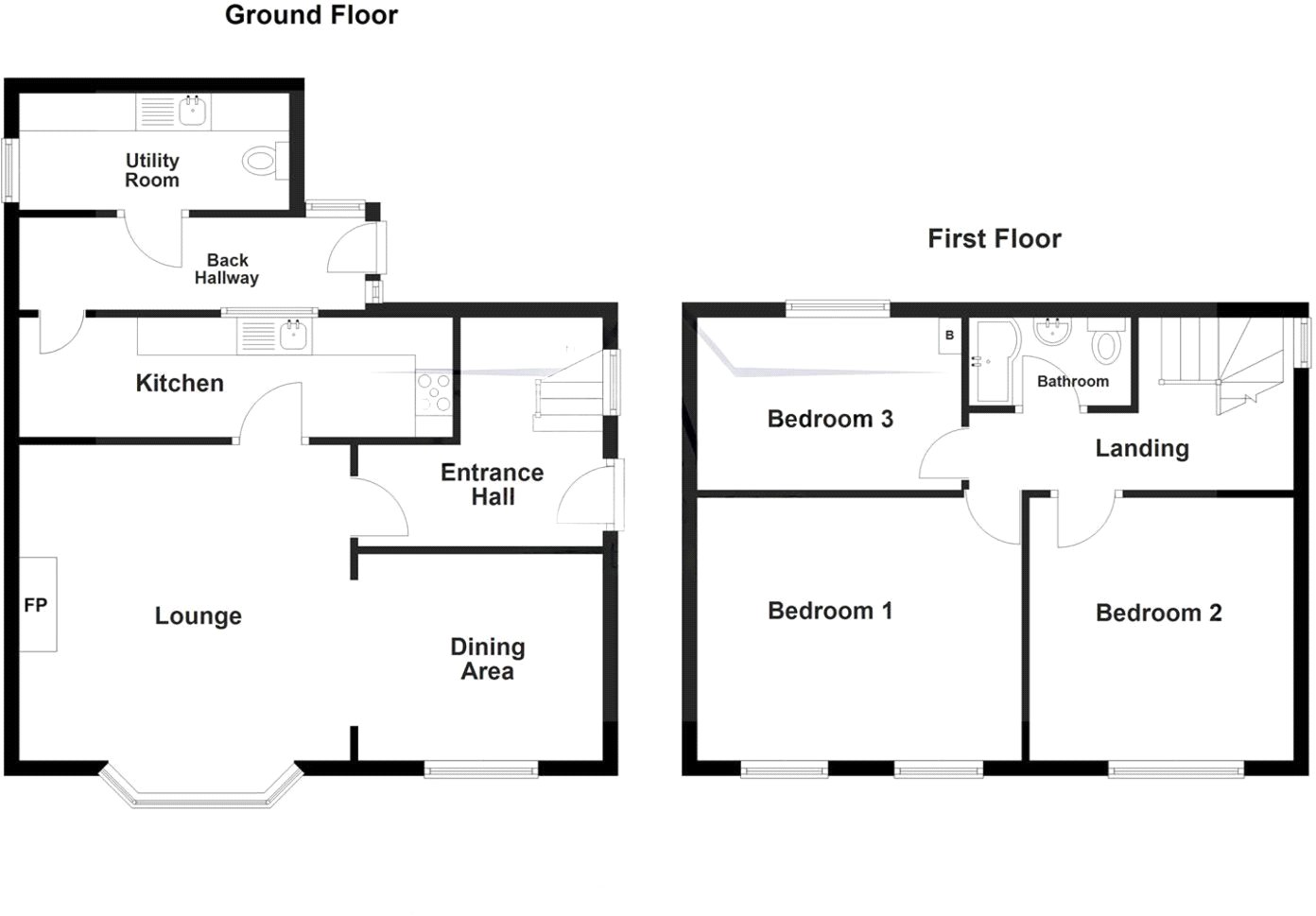 22, Maesglas, Carmarthenshire floorplan
