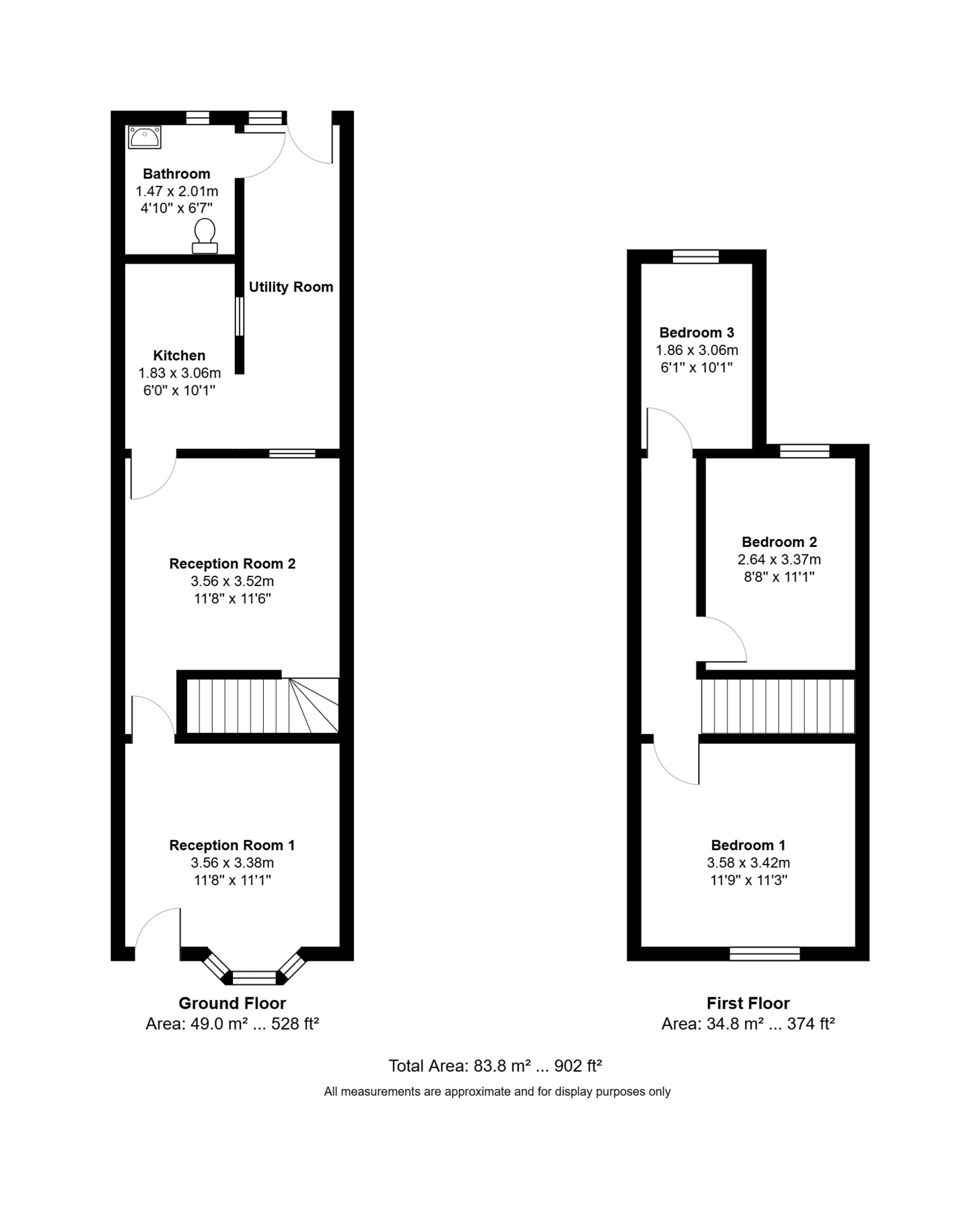 3 Weston Avenue, Fallows Road, Birmingham floorplan
