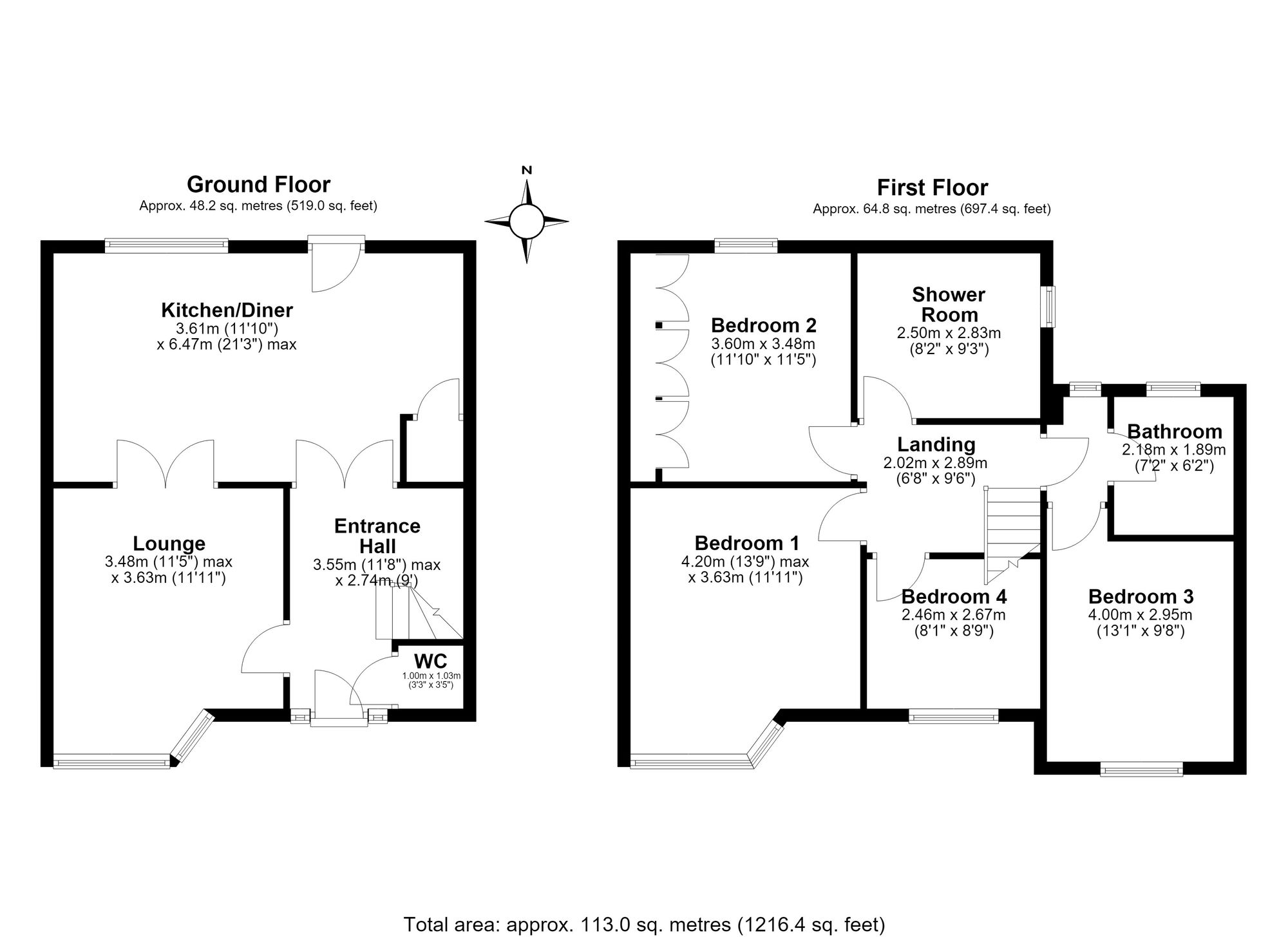 8 Northfield Road, Billingham floorplan