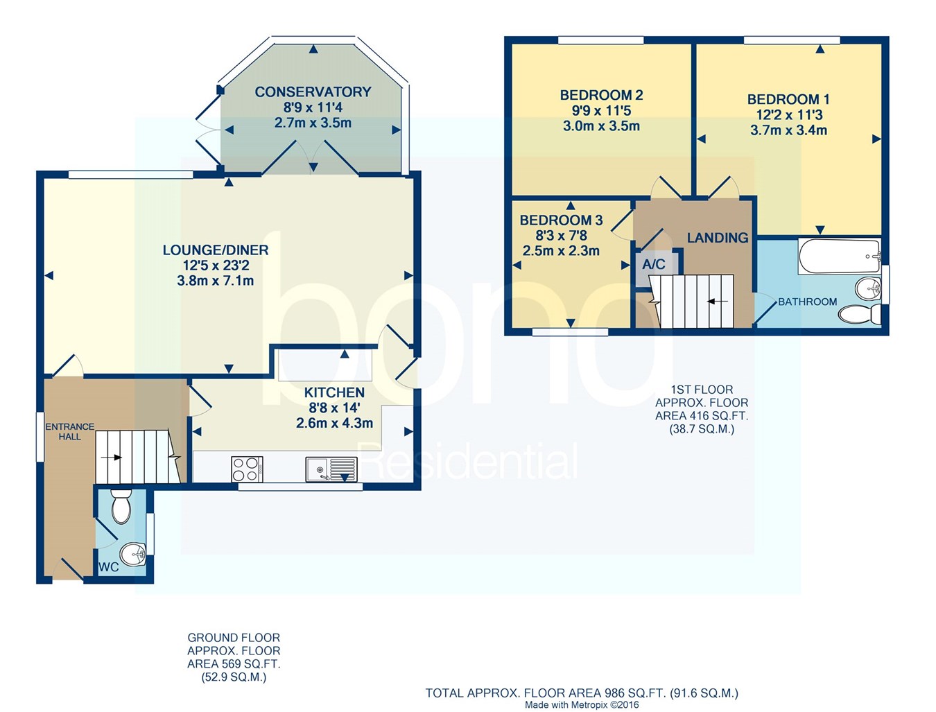 3 Bedrooms Detached house to rent in Aldridge Close, Chelmer Village, Chelmsford CM2