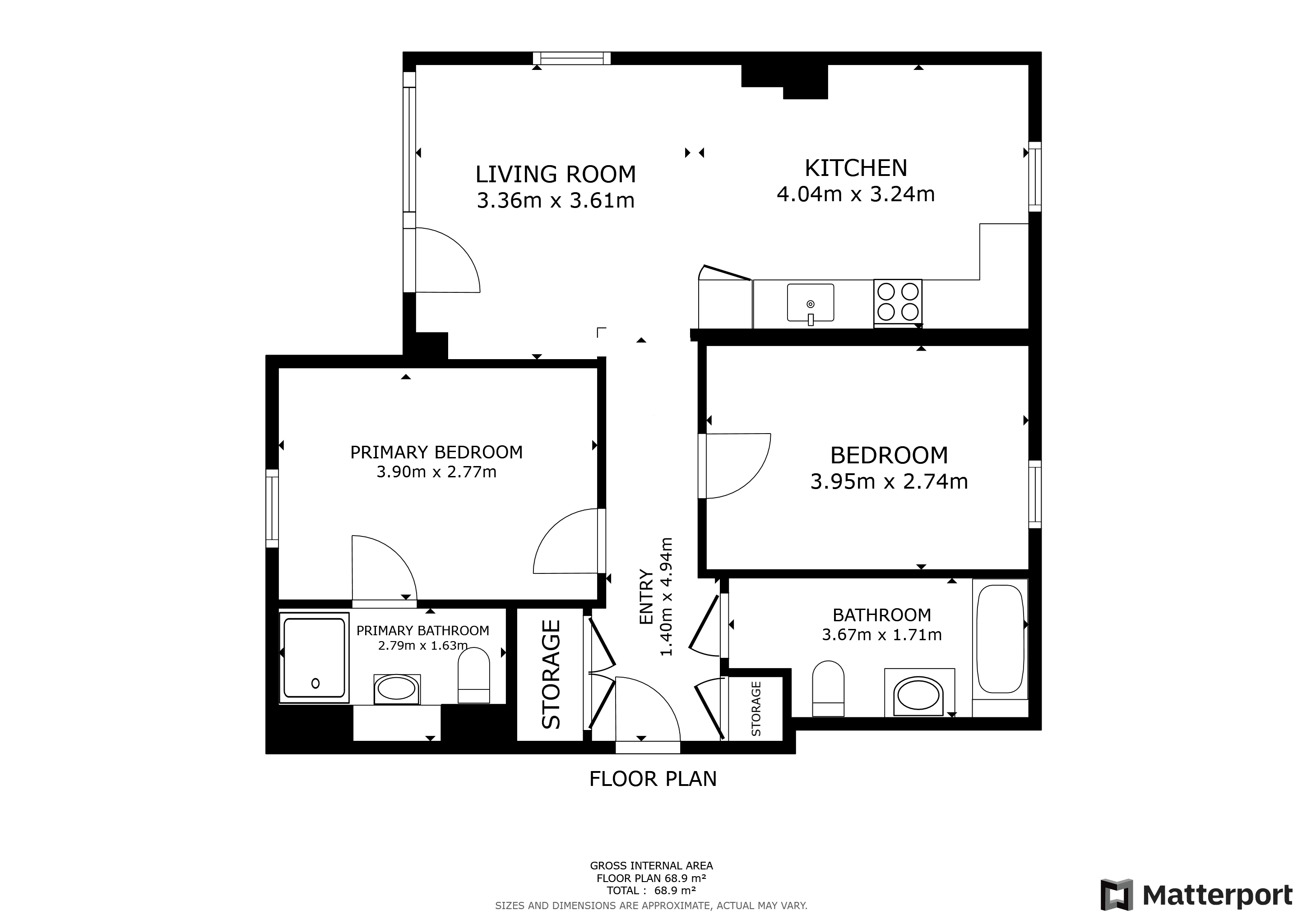101, Urban Green, Old Trafford floorplan