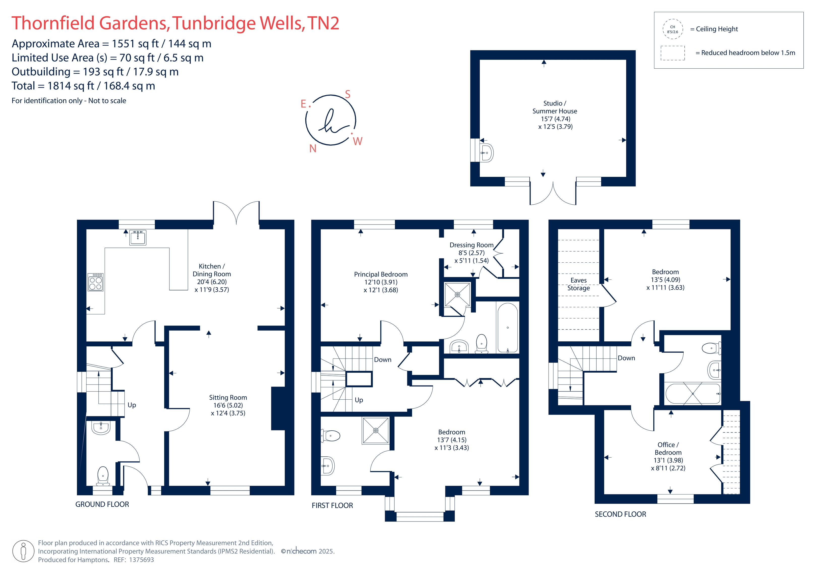 7A, Thornfield Gardens, Tunbridge Wells floorplan
