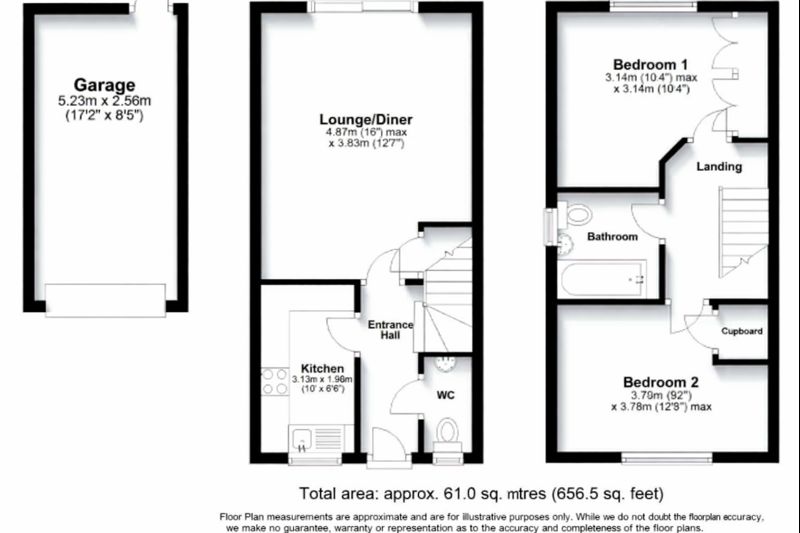 7, Chalkhill Barrow, Royston floorplan