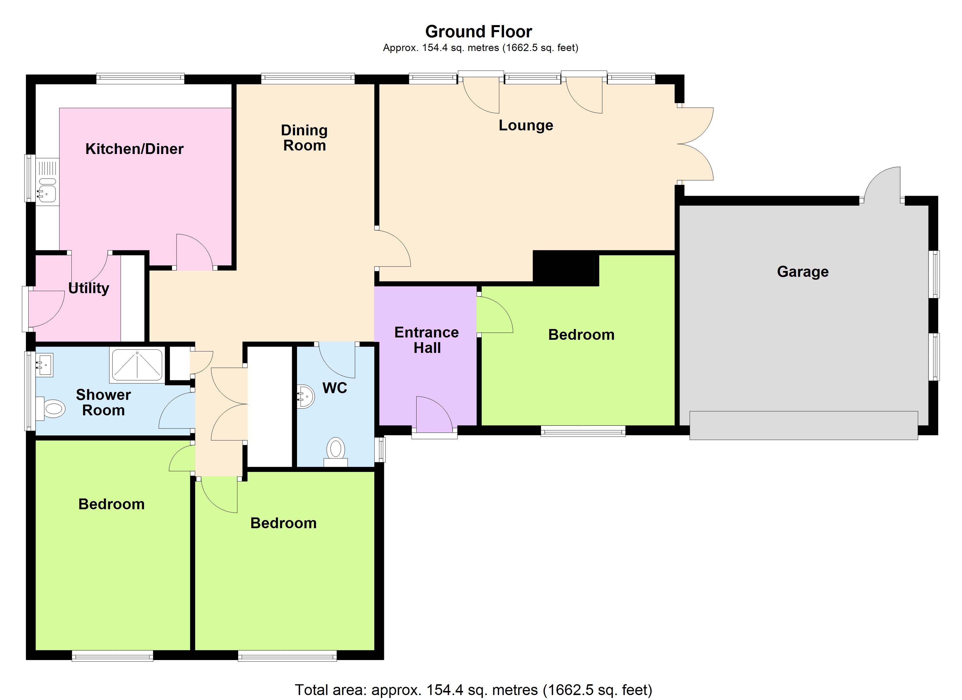 78, Queensway, South Yorkshire floorplan
