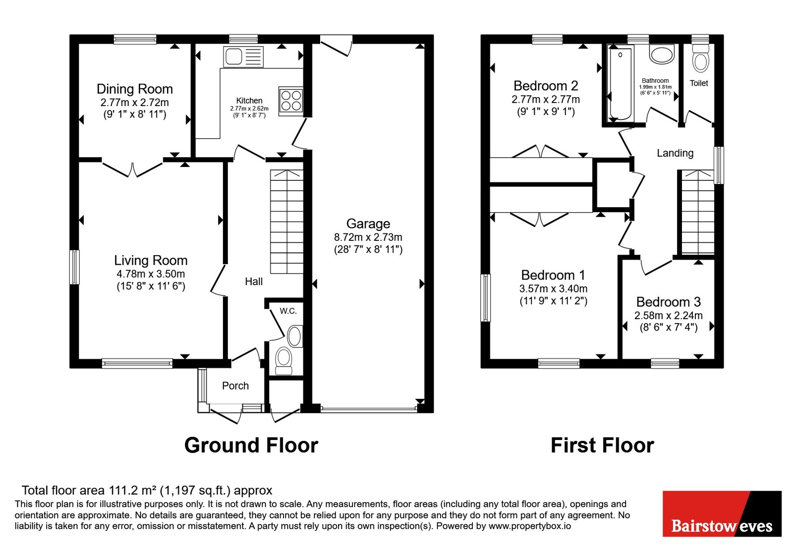9, Beech Close, Kent floorplan