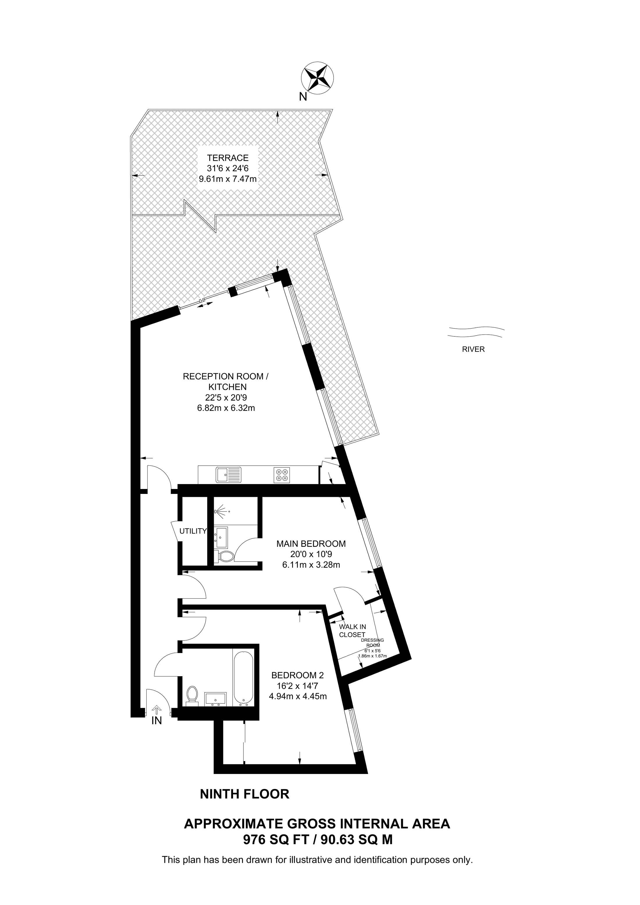 Orbis Wharf, Battersea floorplan