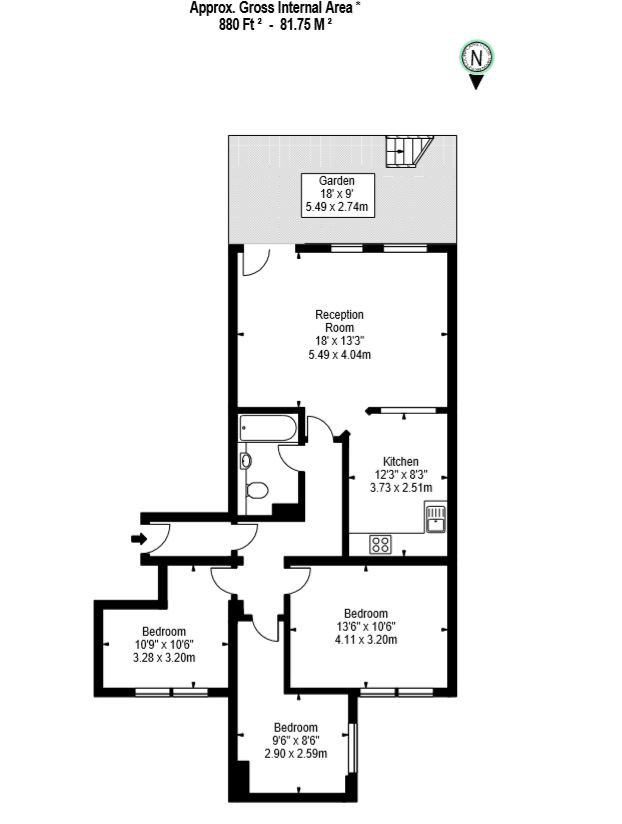 3 Bedrooms Flat to rent in Kensington Gardens Square, Notting Hill, London W2