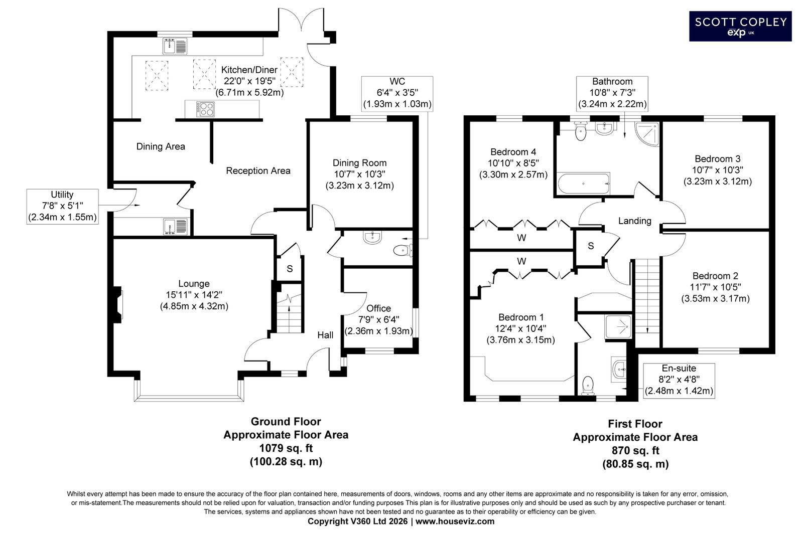 2, Valley Gardens, Pontefract floorplan