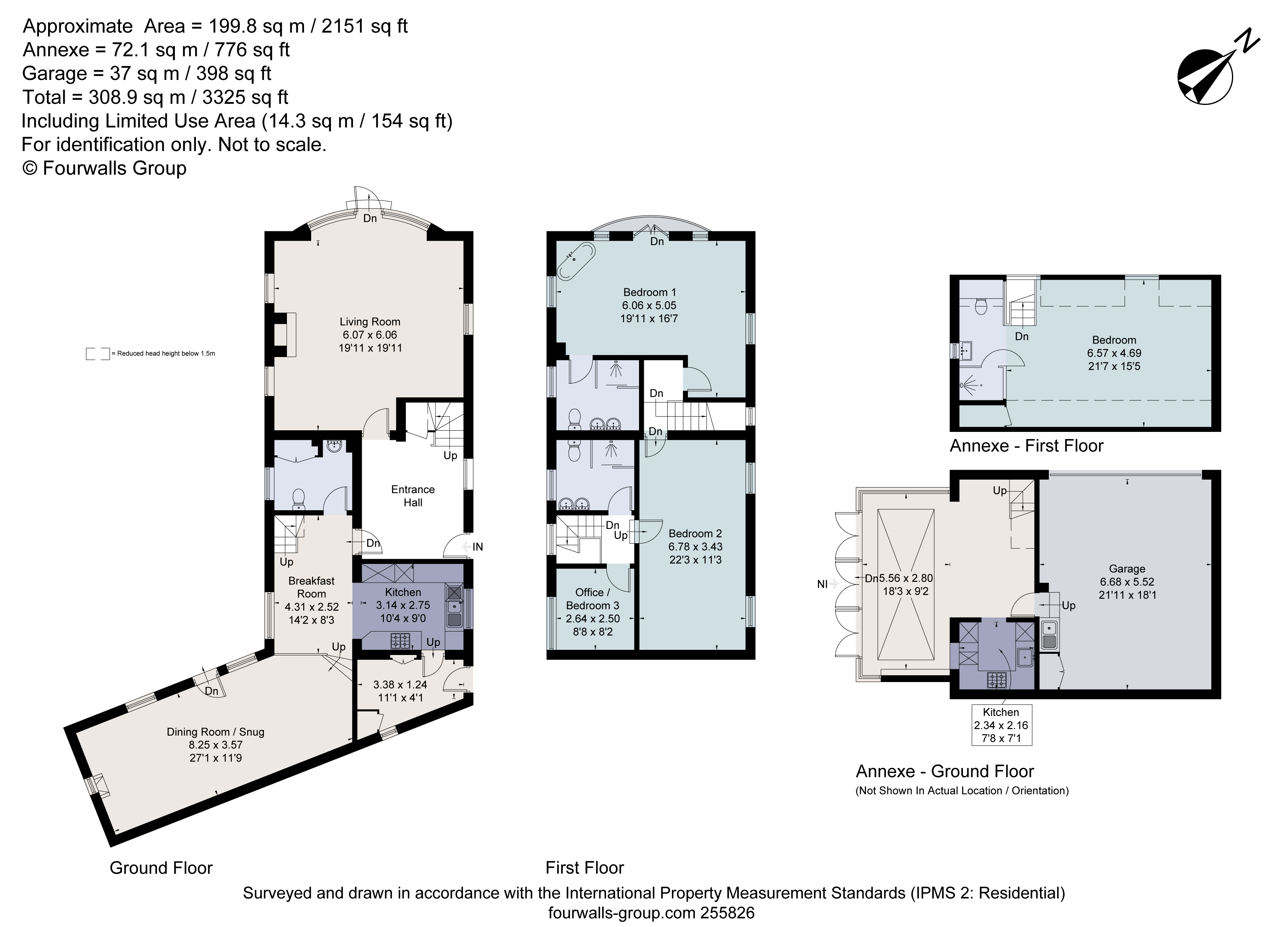 Long Meadow,, Snows Ride, Surrey floorplan
