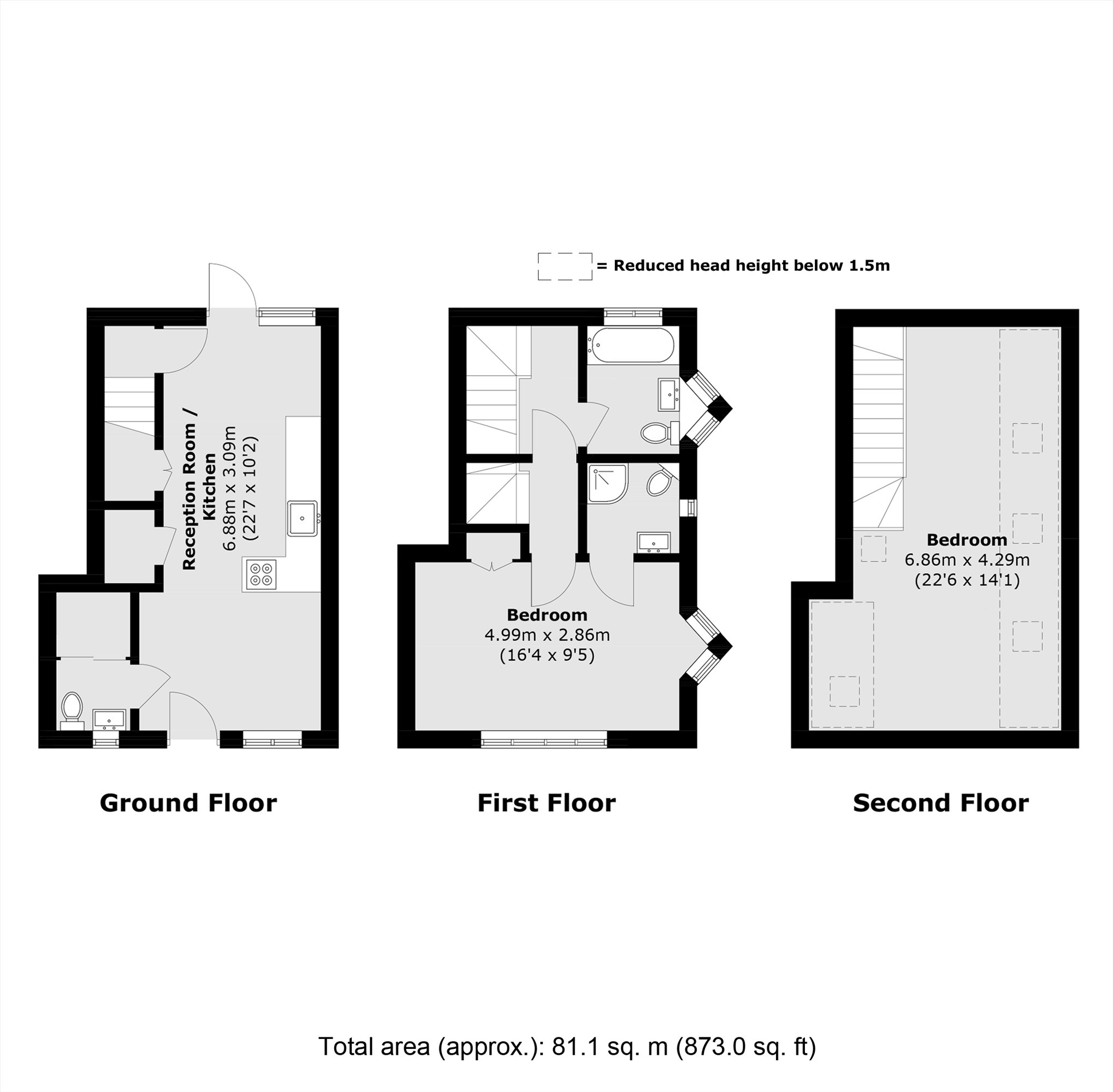 79A, Brighton Road, Surbiton floorplan