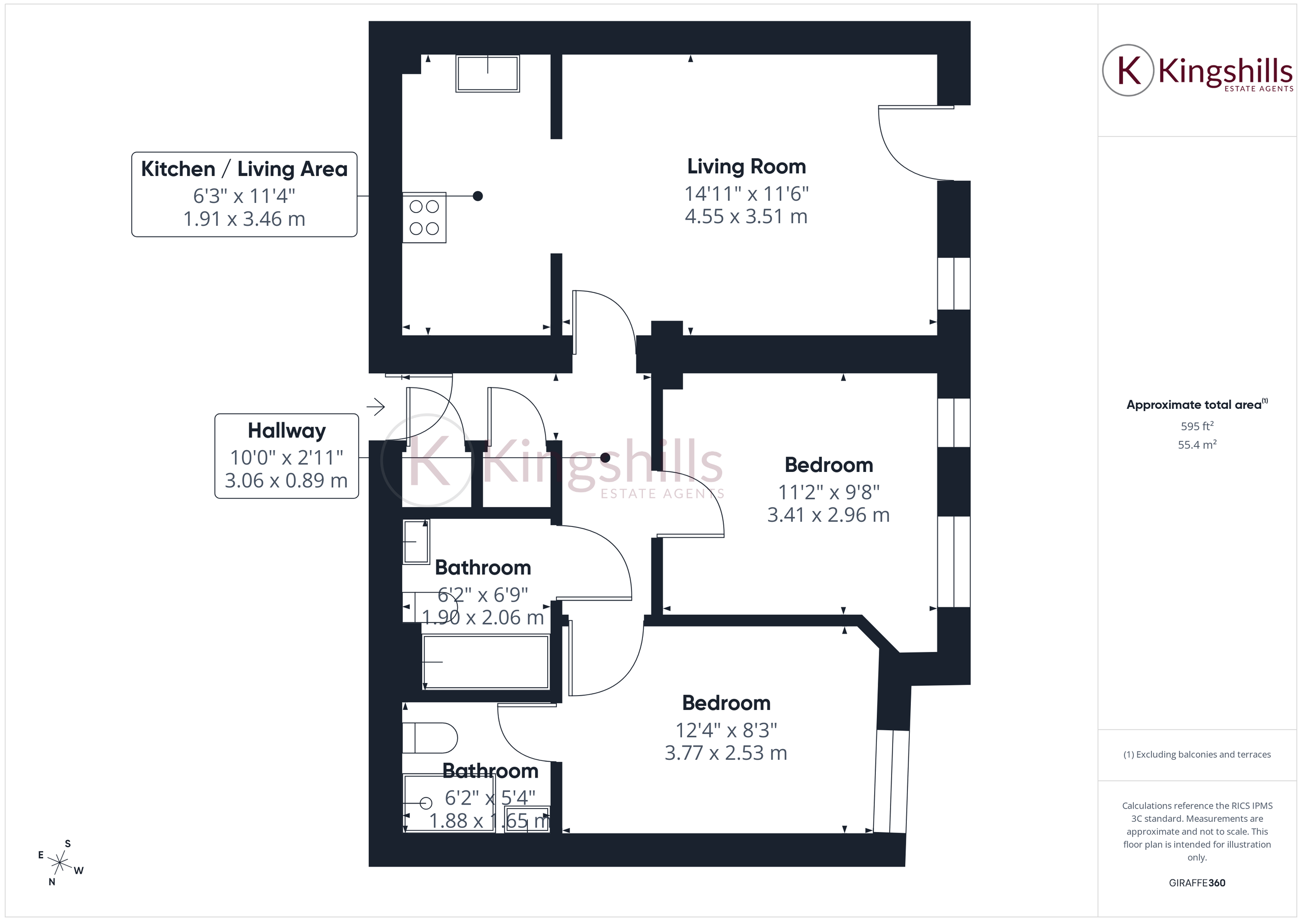 Flat 1, St Johns View, High Wycombe floorplan
