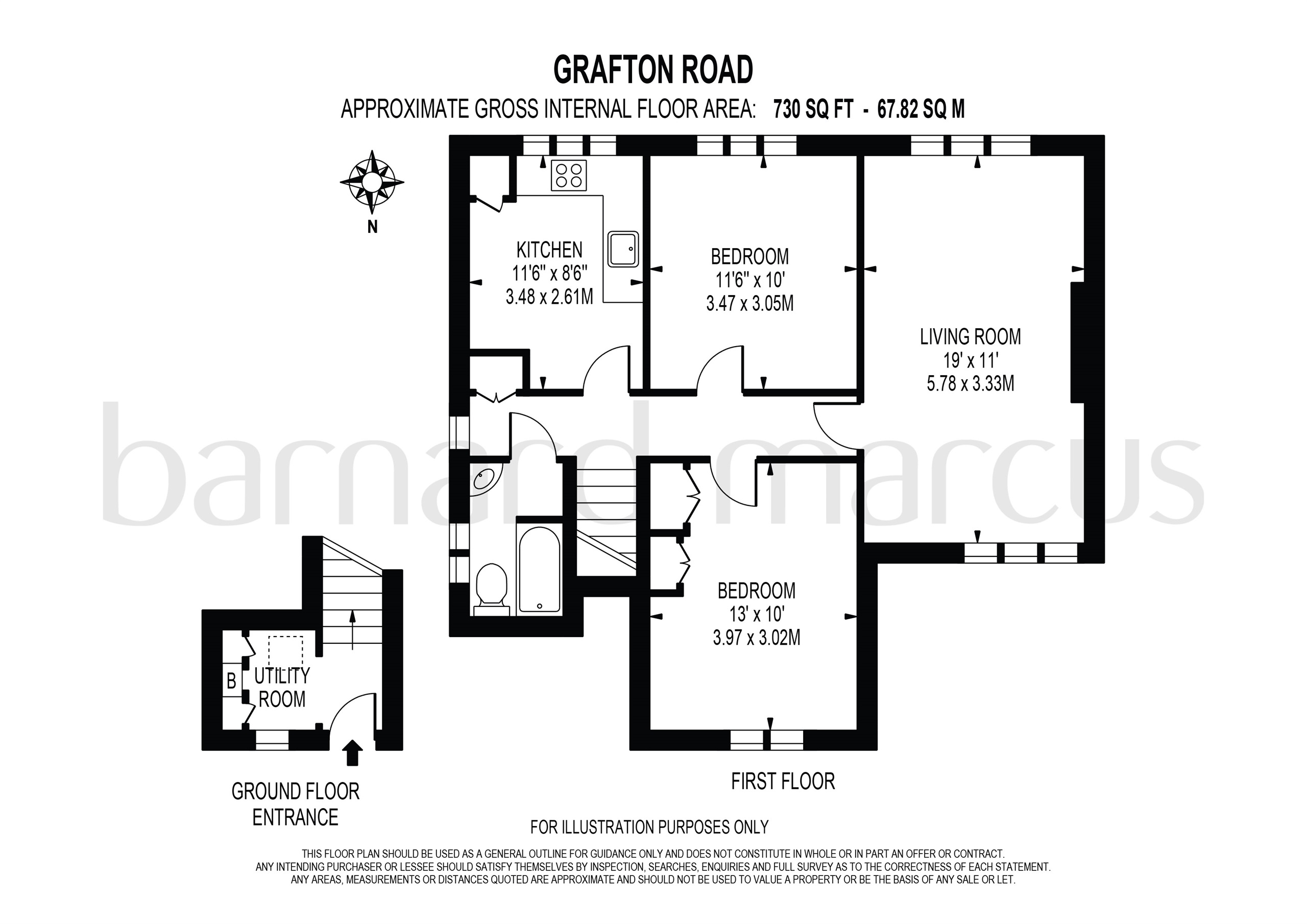 Grafton Road, Worcester Park KT4, 2 bedroom for sale